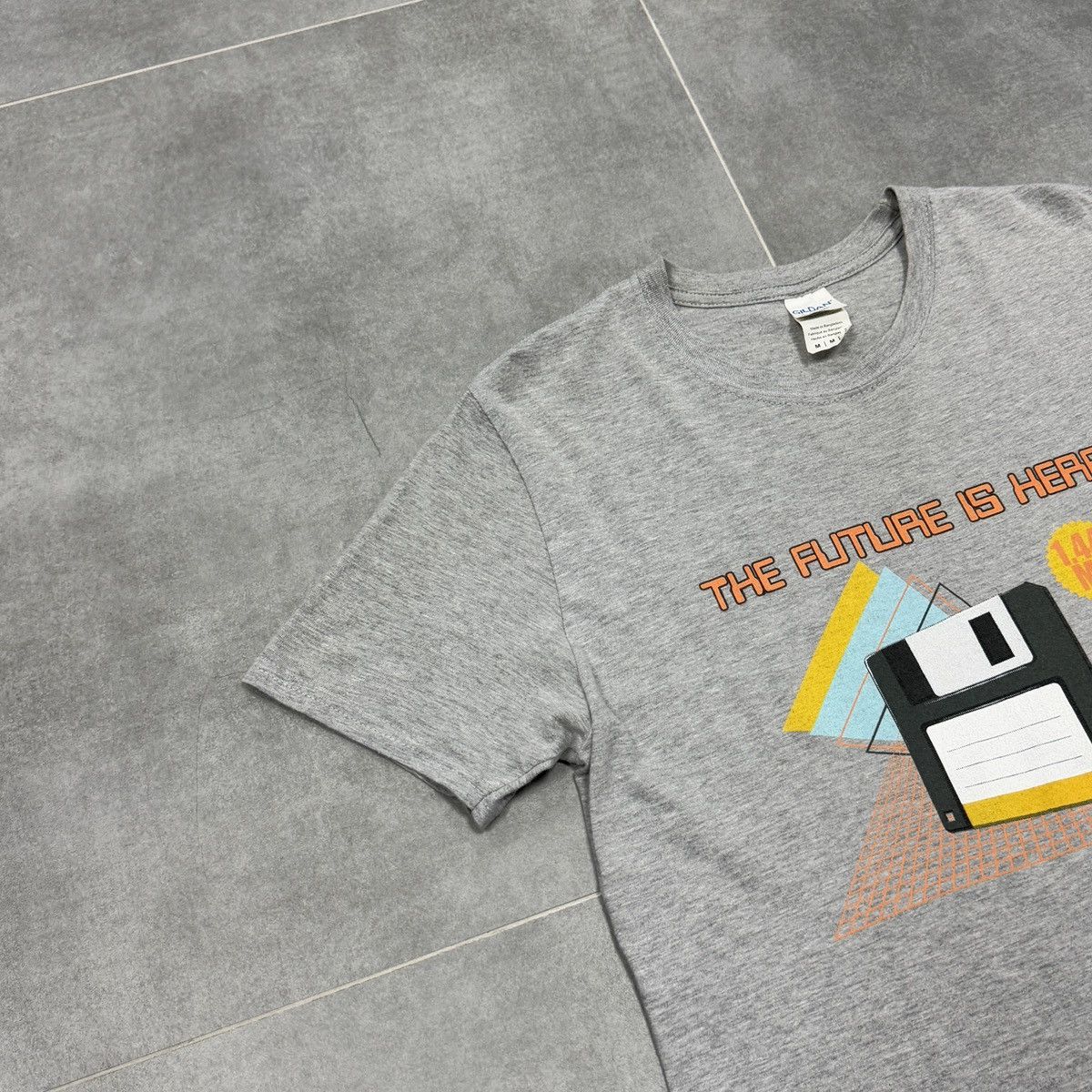 Other Floppy Disc The Future Is Here 1.44mb T-Shirt Size M Size US M / EU 48-50 / 2 - 3 Thumbnail