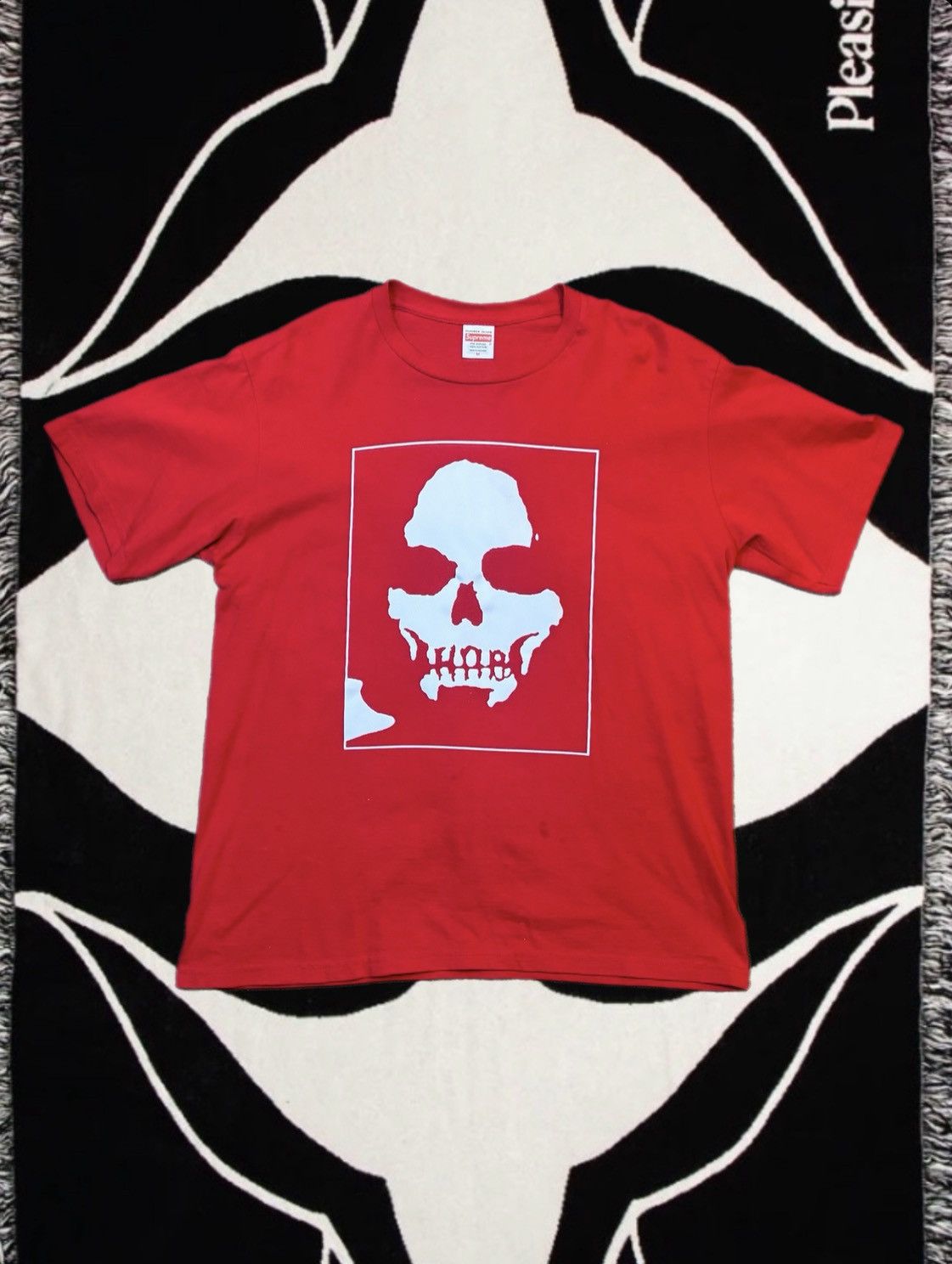 Number (N)ine × Supreme Supreme Number Nine Manson Tee RED Size