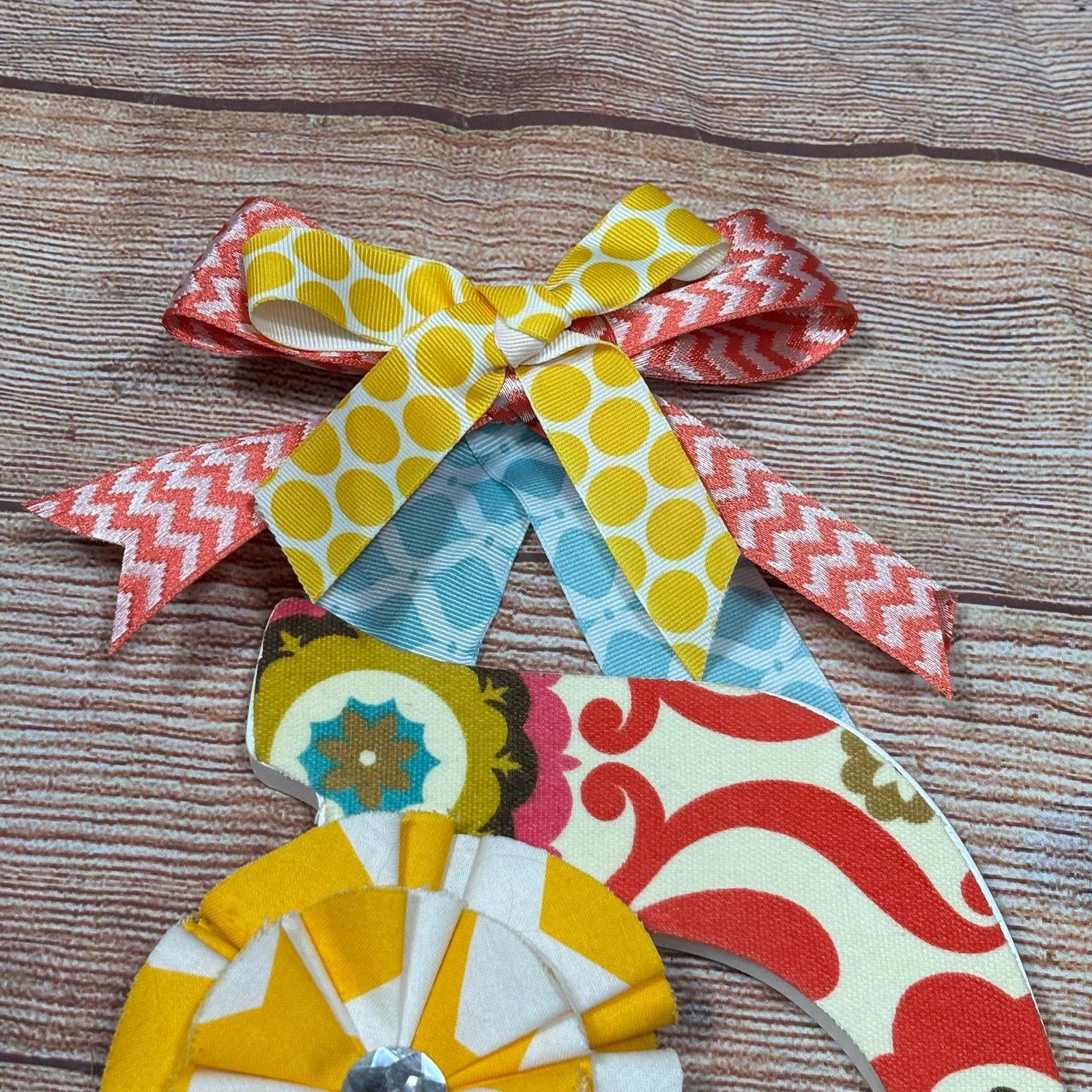 Other Handmade Fabric-Covered Decorative Wall Initial Size ONE SIZE - 2 Thumbnail