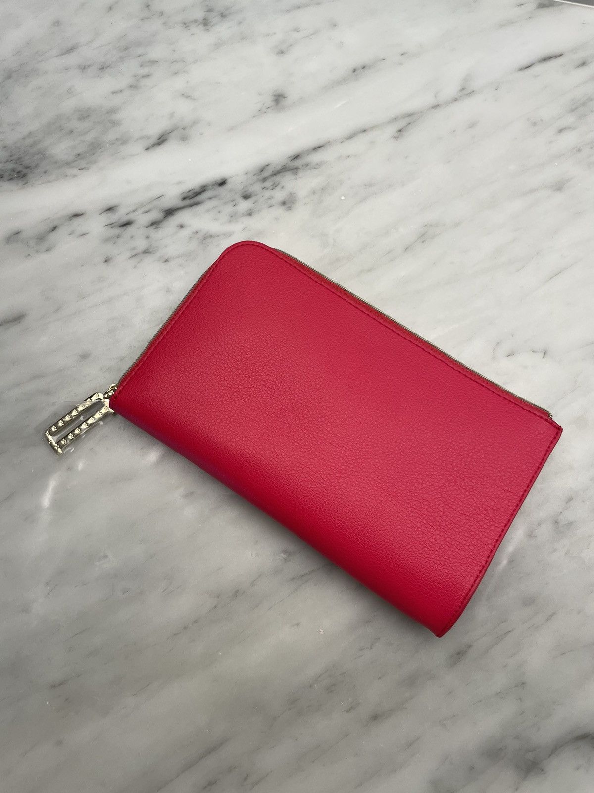 Dior Red leather Dior cosmetic bag pouch parfums beauty Size ONE SIZE - 6 Thumbnail