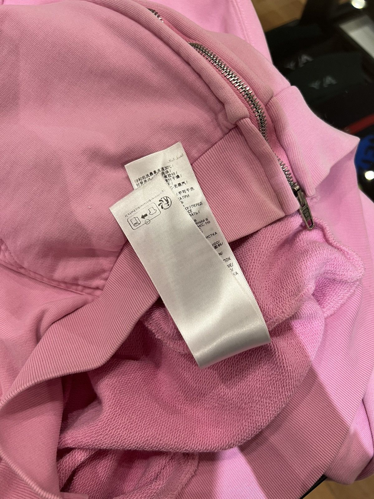 Balenciaga Balenciaga Pink Paris Soccer Zip Up Hoodie Size US XS / EU 42 / 0 - 10 Thumbnail