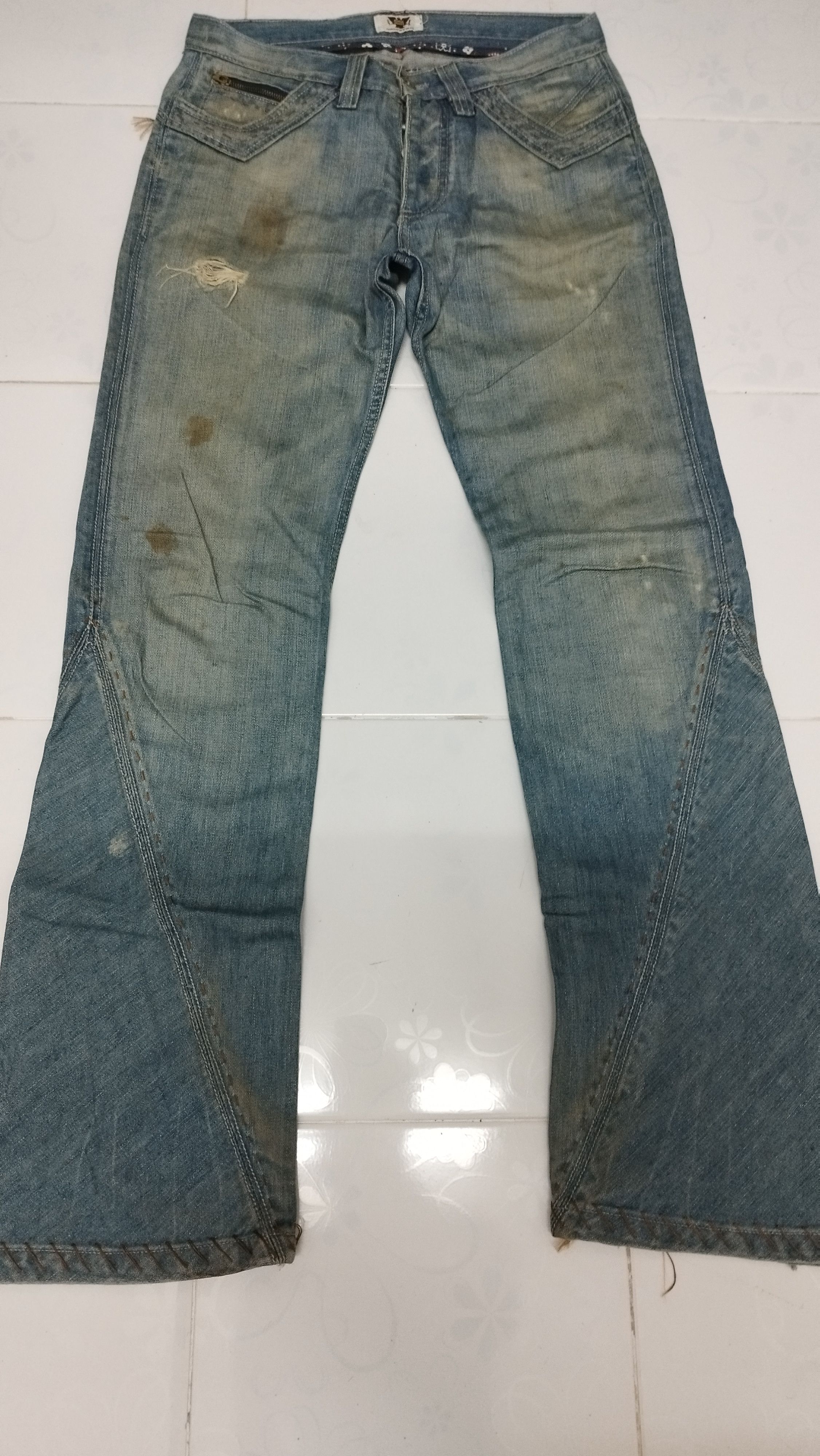 Antik Denim × Cowboy Equipment × Le Grande Bleu (L.G.B.) ANTIK DENIM flare Size US 32 / EU 48 - 1 Thumbnail