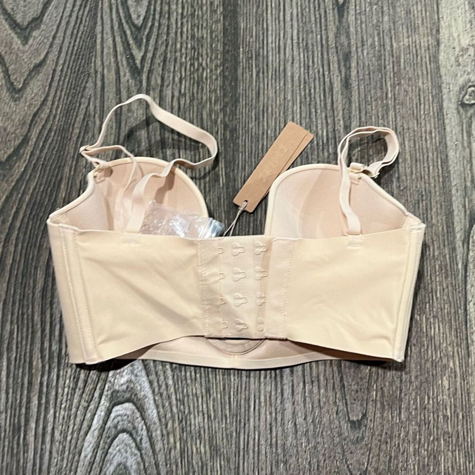 SKIMS NWT Skims Deep Plunge Shapewear Plunge Bra Underwire XXS Size ONE SIZE - 2 Thumbnail