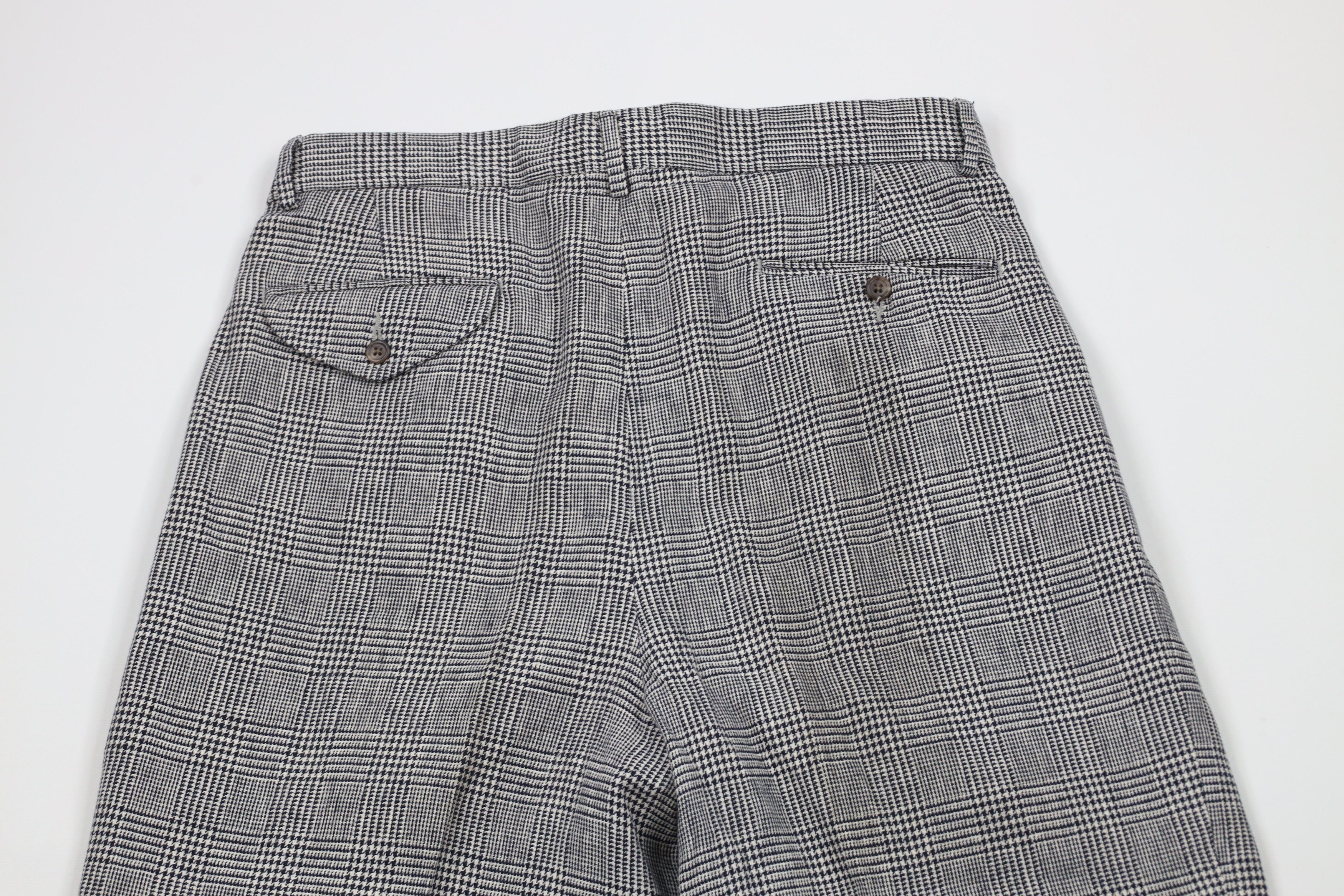 Ralph Lauren × Vintage Vintage 90s Ralph Lauren Wide Leg Chino Pants Houndstooth Size US 32 / EU 48 - 10 Thumbnail