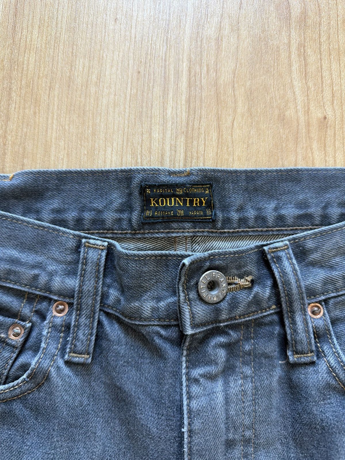 Kapital Kapital Bone Black Denim Shorts Size US 34 / EU 50 - 3 Thumbnail