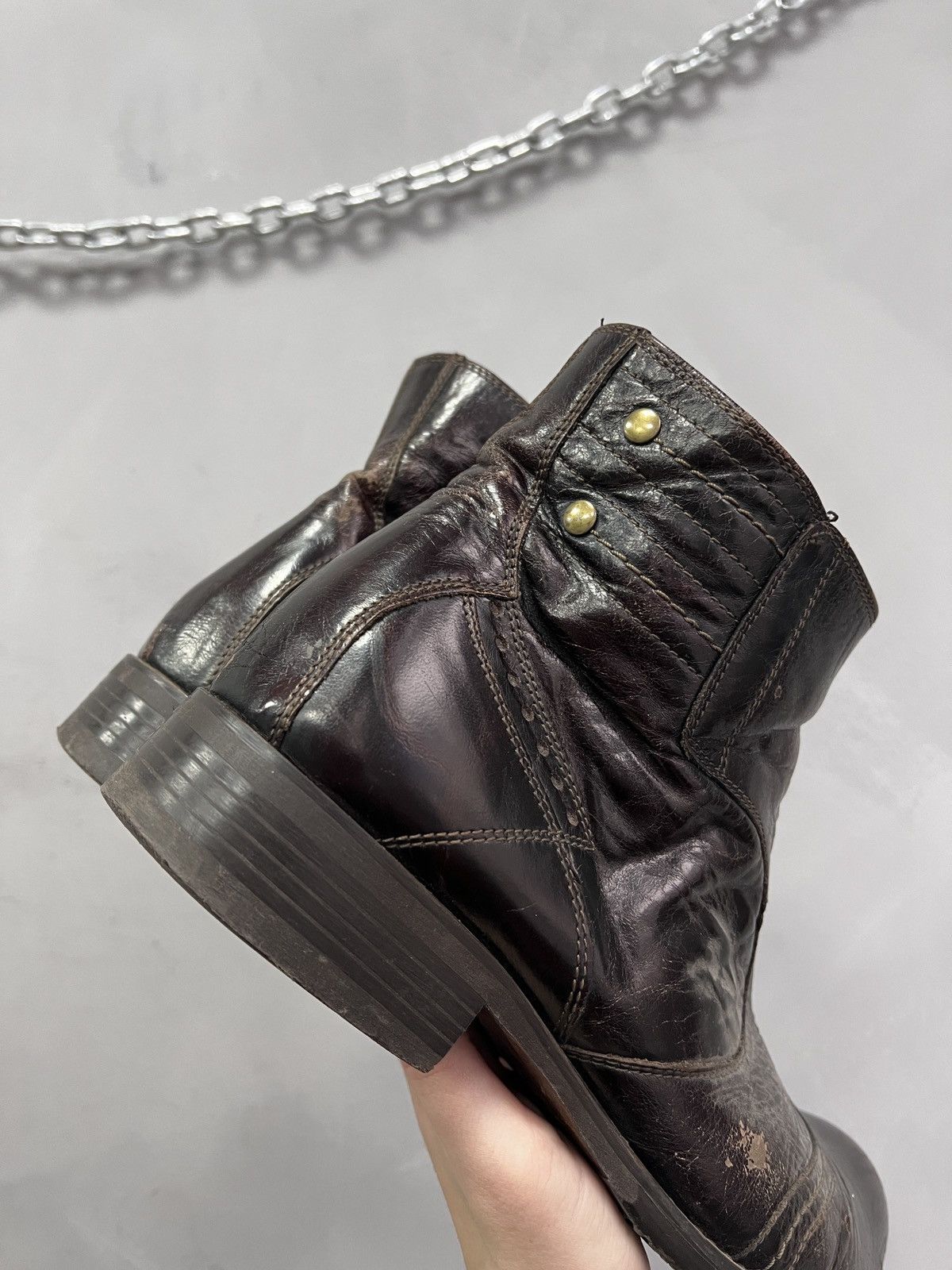 Other Guidi style Artisan Leather Archive Boots Size 43 EU Size US 10 / EU 43 - 3 Thumbnail
