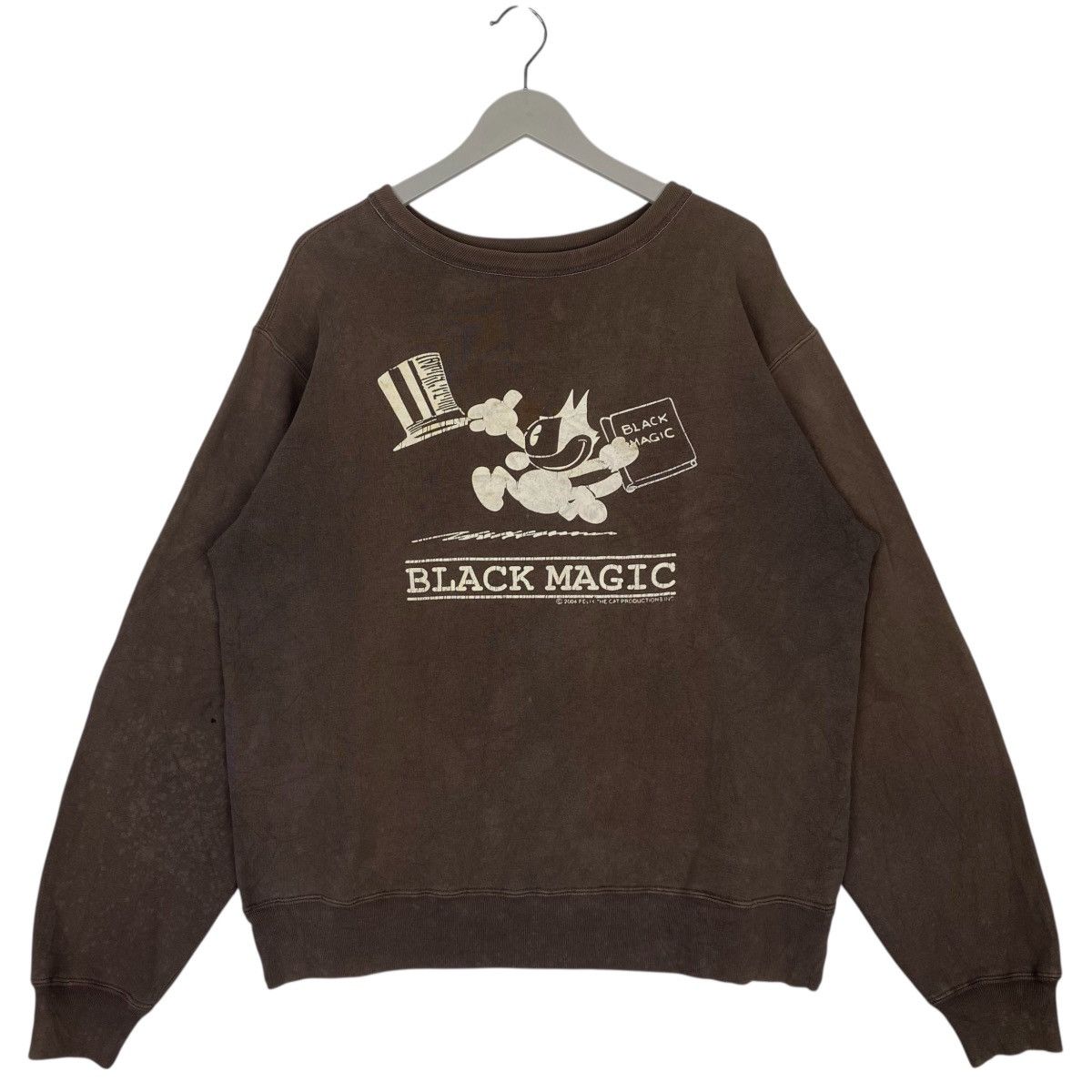 Other Vintage 80s Felix The Cat Crewneck Sweatshirt Brown Size M Size US M / EU 48-50 / 2 - 1 Thumbnail