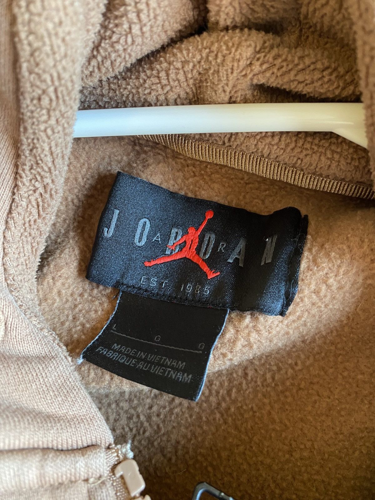 Jordan Brand Jordan Brand Winterized Archaeo Brown Fleece Zip-Up Hoodie Size US L / EU 52-54 / 3 - 5 Thumbnail