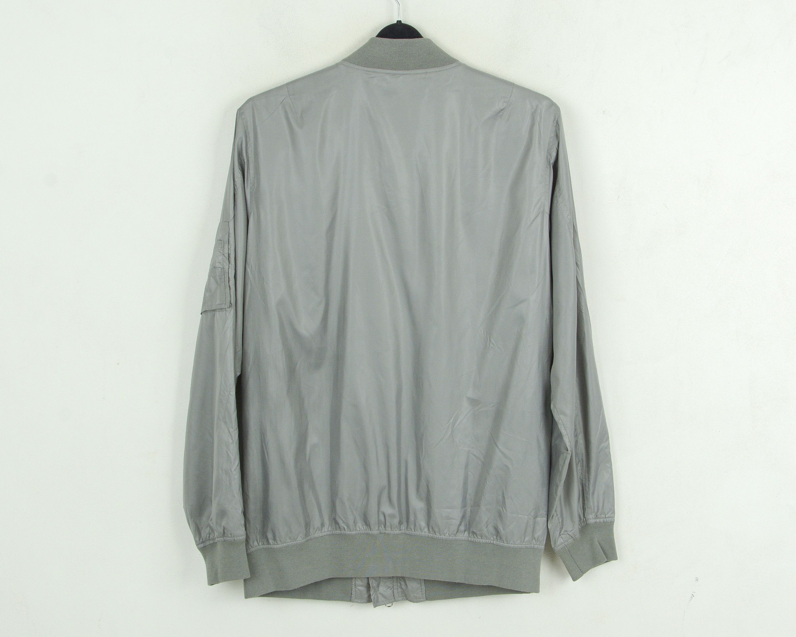Tiger of Sweden Windbreaker M Bomber Jacket Grey Nylon Zip Coat Aviator Size US M / EU 48-50 / 2 - 3 Thumbnail