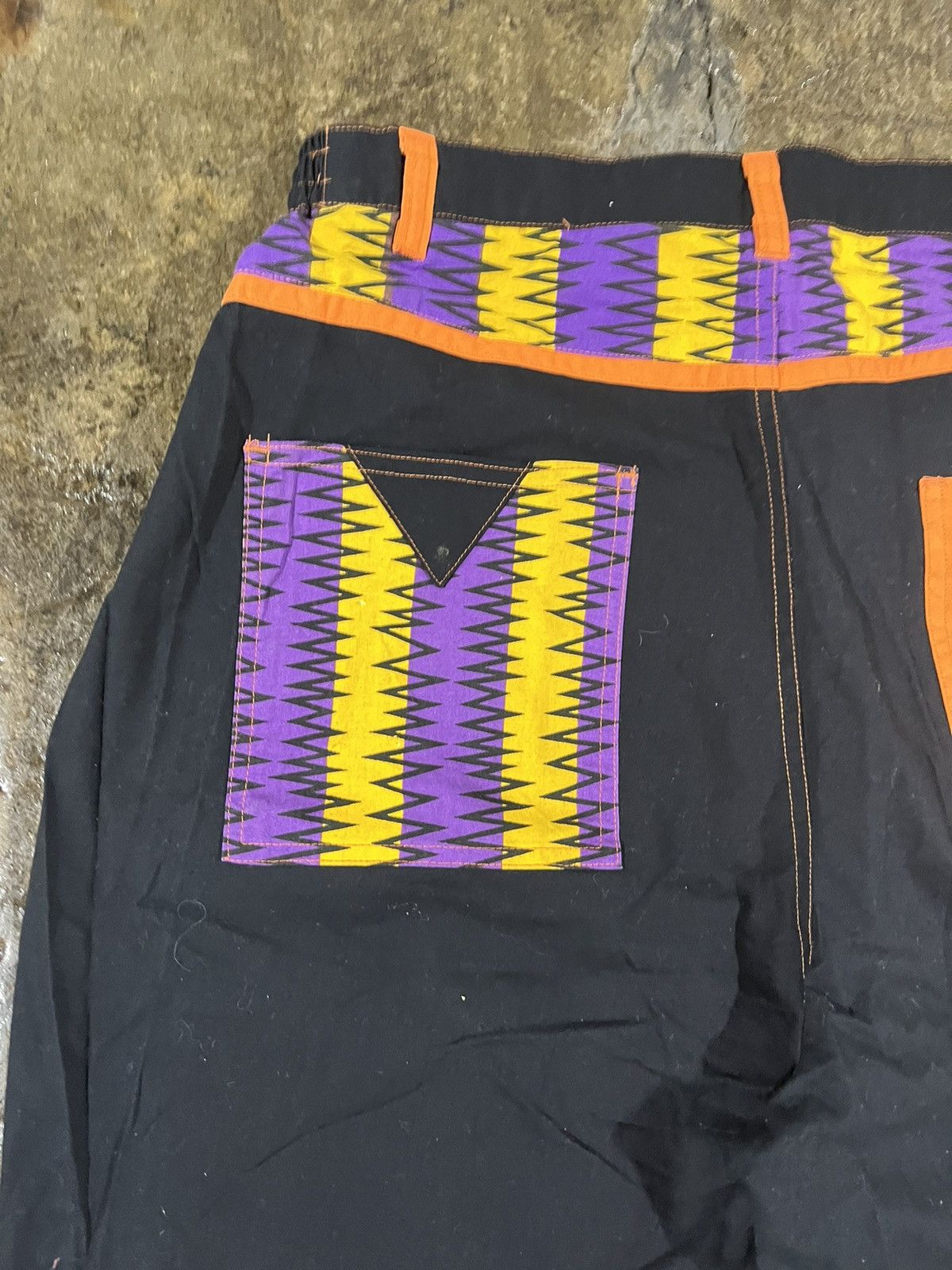 Cross Colours × Vintage Crazy Vintage 90s Slick Brand Hip-Hop Style Baggy Shorts Size US 32 / EU 48 - 10 Thumbnail