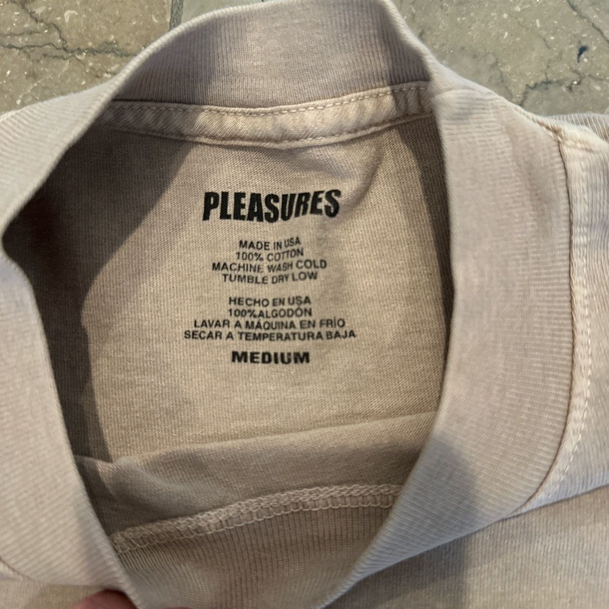 Pleasures Pleasures Mona Lisa Fire Graphic T-Shirt – Tan / Beige – M Size US M / EU 48-50 / 2 - 4 Thumbnail