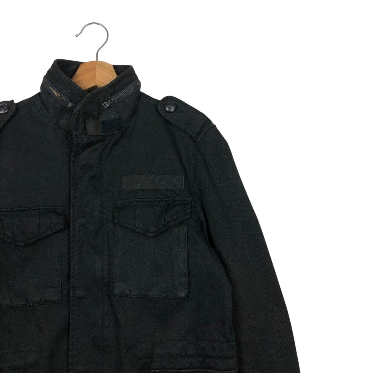 Japanese Brand 🔥VINTAGE BIKER JACKET VANQUISH SOLDIER SKELETON BIG LOGO Size US S / EU 44-46 / 1 - 8 Thumbnail