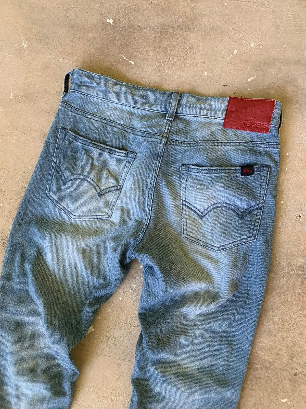 Edwin Edwin Jersey Repaired Knee Distressed Denim Size US 30 / EU 46 - 11 Thumbnail
