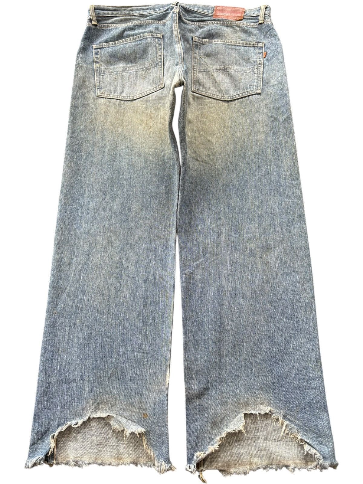 Edwin Vintage Edwin 505 Selvedge Distress Baggy Jeans Size US 39 - 2 Thumbnail