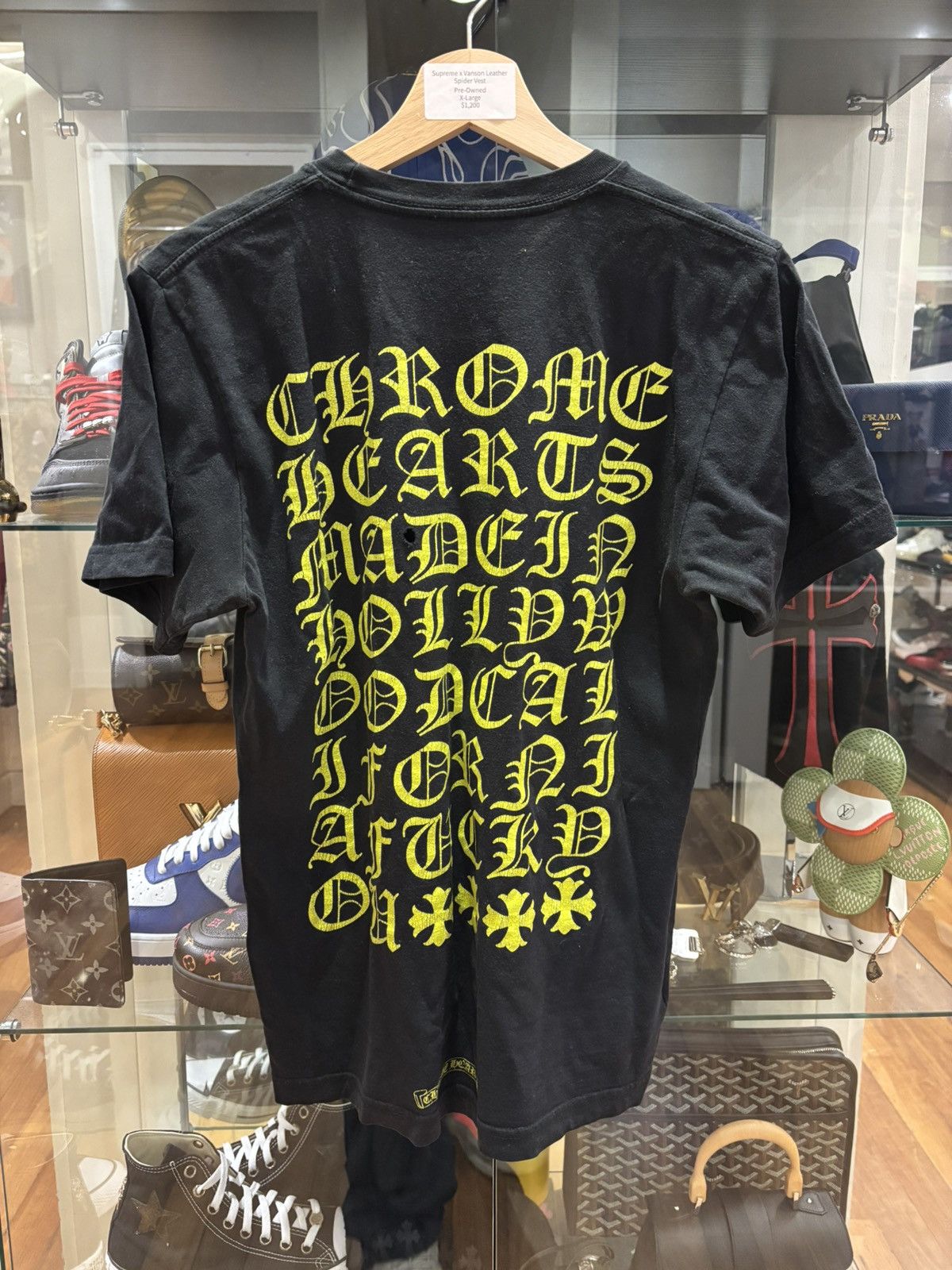 Chrome Hearts Chrome Hearts Neon Eyechart Horseshoe Tee Size US S / EU 44-46 / 1 - 2 Thumbnail