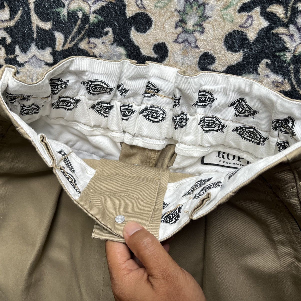 ADAM ET ROPE Dickies x ROPE Mademoiselle Reconstructed Workwear Skirt Size 34" / US 12 / IT 48 - 7 Thumbnail