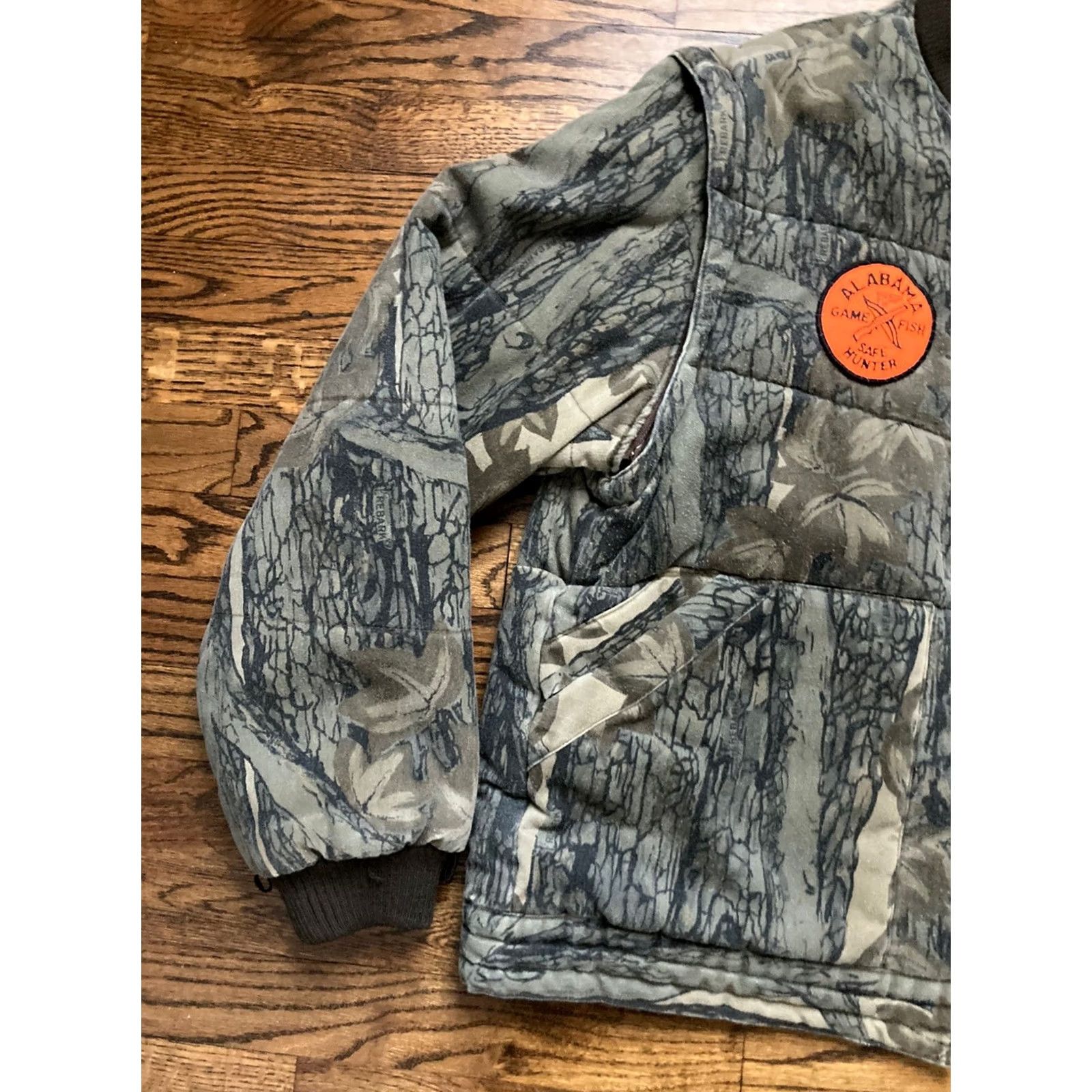 Vintage VINTAGE Trophy Club Jacket Mens Large Trebark Camo Hunting Puffer Alabama Size US L / EU 52-54 / 3 - 2 Thumbnail