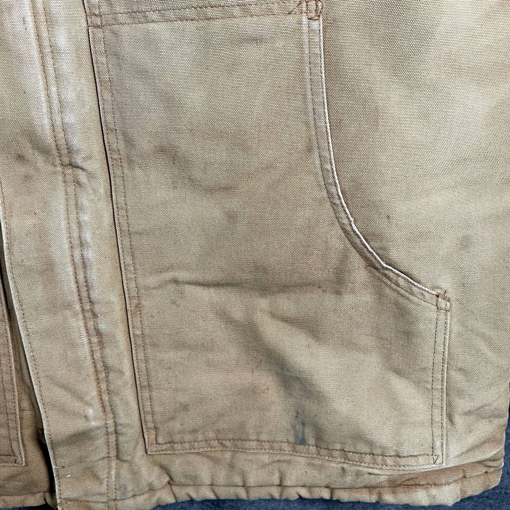 Carhartt VINTAGE Carhartt Coat Mens 2XLT Brown Quilted Lined Corduroy Collar USA Workwear Jacket Size US XXL / EU 58 / 5 - 3 Thumbnail
