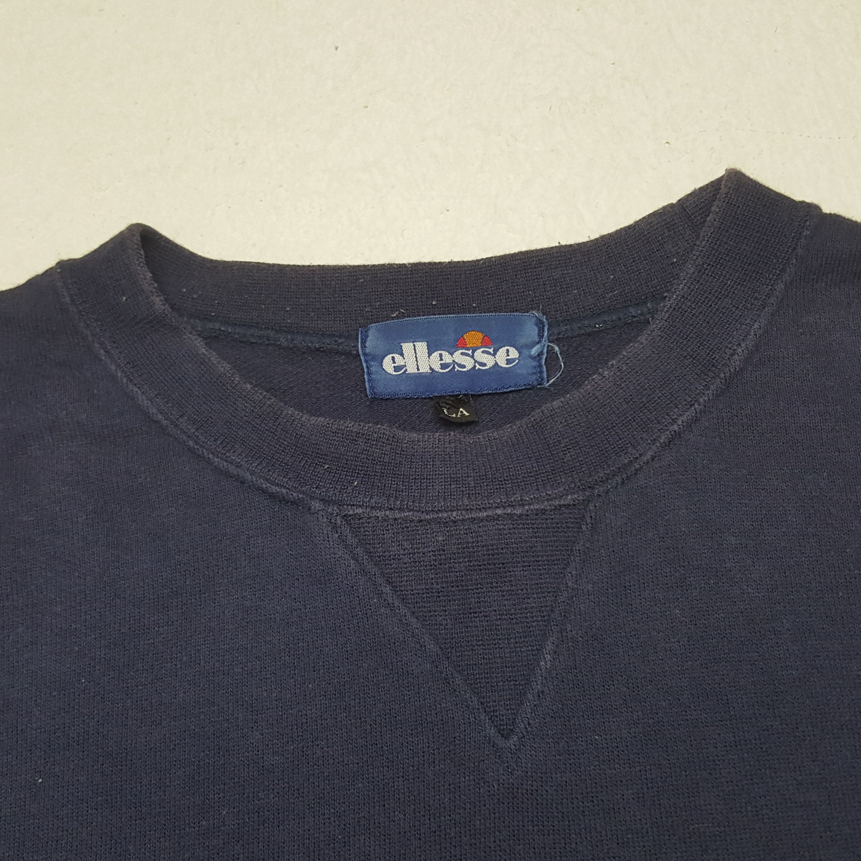 Ellesse × Vintage Vintage Ellesse Perugia Italia Short Sleeve Sweatshirt Size US L / EU 52-54 / 3 - 4 Thumbnail
