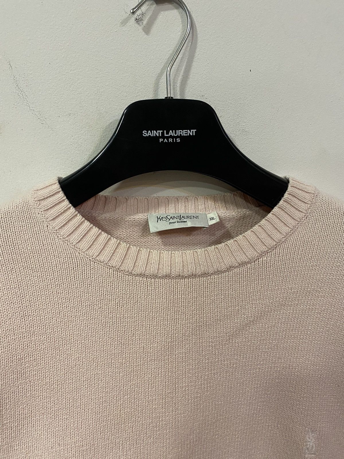 Yves Saint Laurent Pinky YSL Sweater Knit YSL Sweatshirt Size US XXL / EU 58 / 5 - 4 Thumbnail
