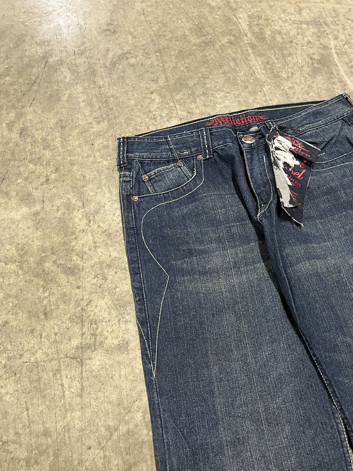 Affliction × Vintage Affliction denim y2k baggy fit skater grunge opium hype NWT Size US 36 / EU 52 - 9 Thumbnail