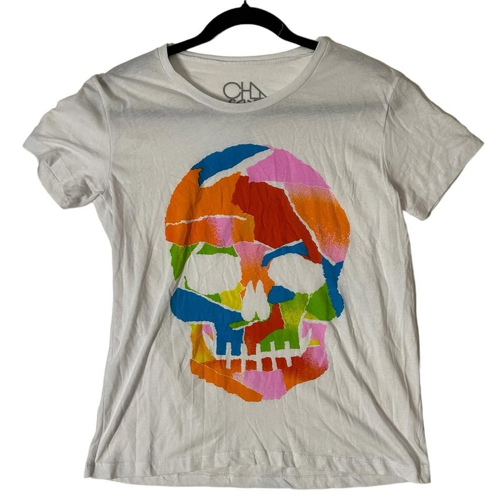 Chase Authentics Chaser l NWOT Abstract Skull Graphic Tee Small Size S / US 4 / IT 40 - 2 Thumbnail
