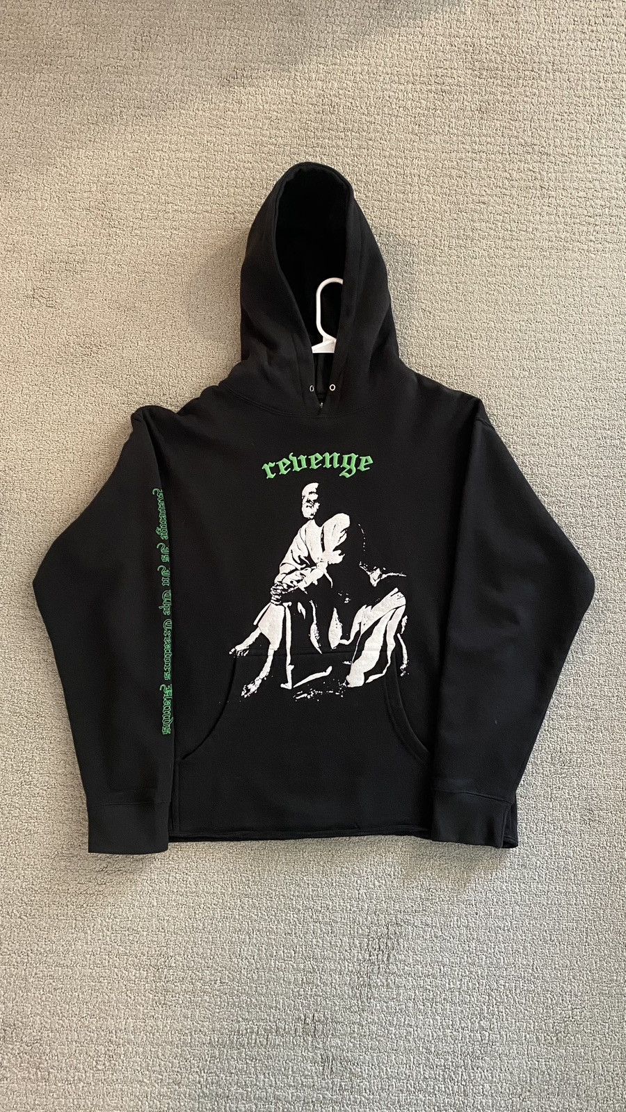 Revenge Renaissance Hoodie Black 2024 Medium