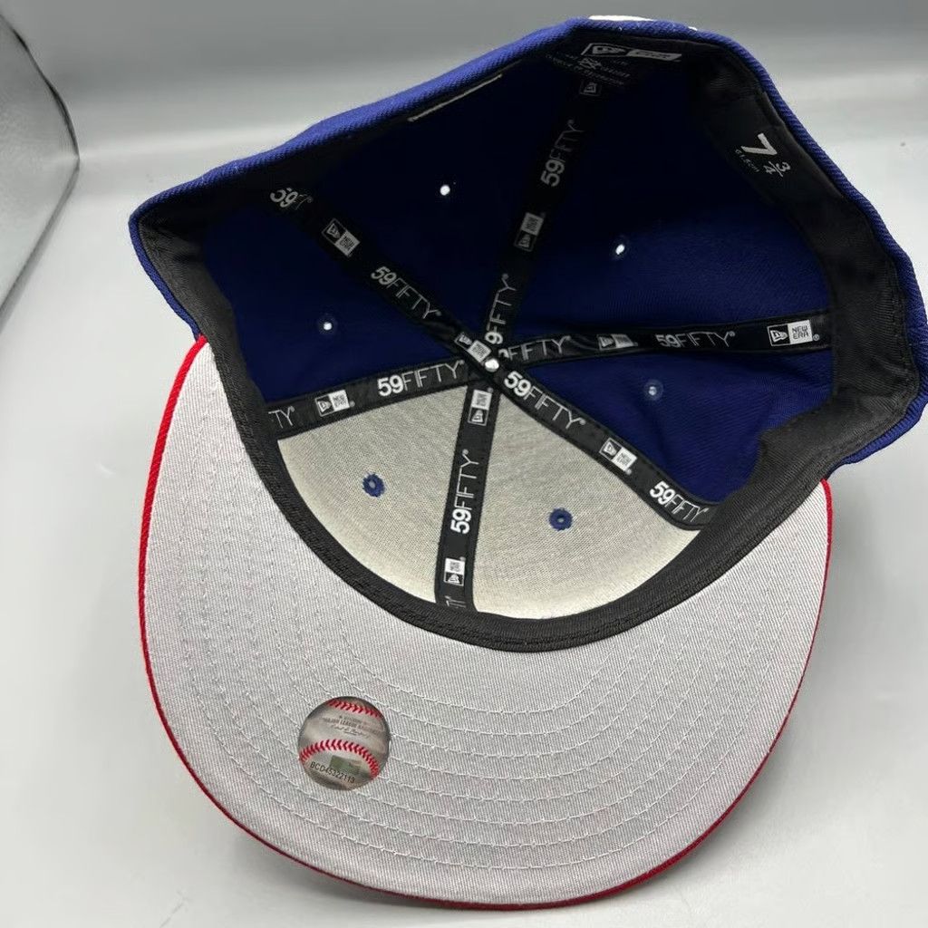 New Era Chicago Cubs Hat Men 7 3/4 59Fifty New Era Fitted Cap Size ONE SIZE - 4 Thumbnail