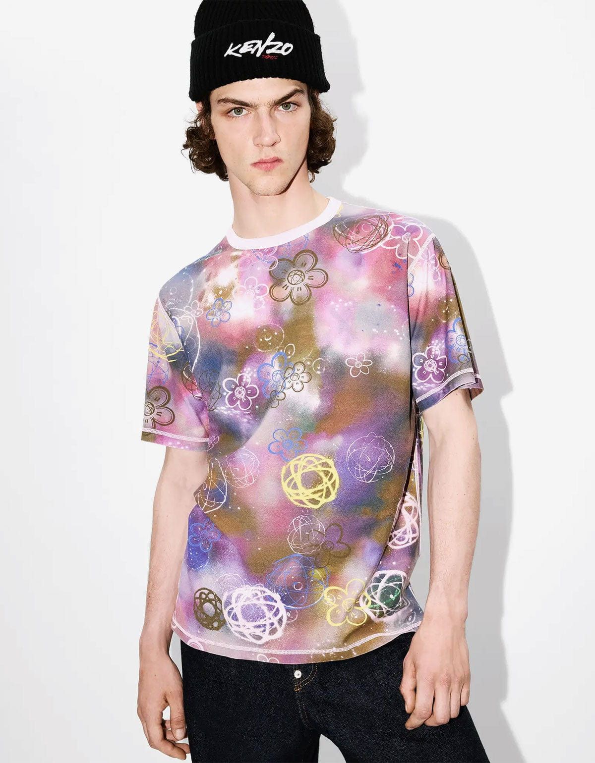 Kenzo Kenzo x Futura 2000 Pink Reversible T-Shirt Size US XL / EU 56 / 4 - 12 Thumbnail