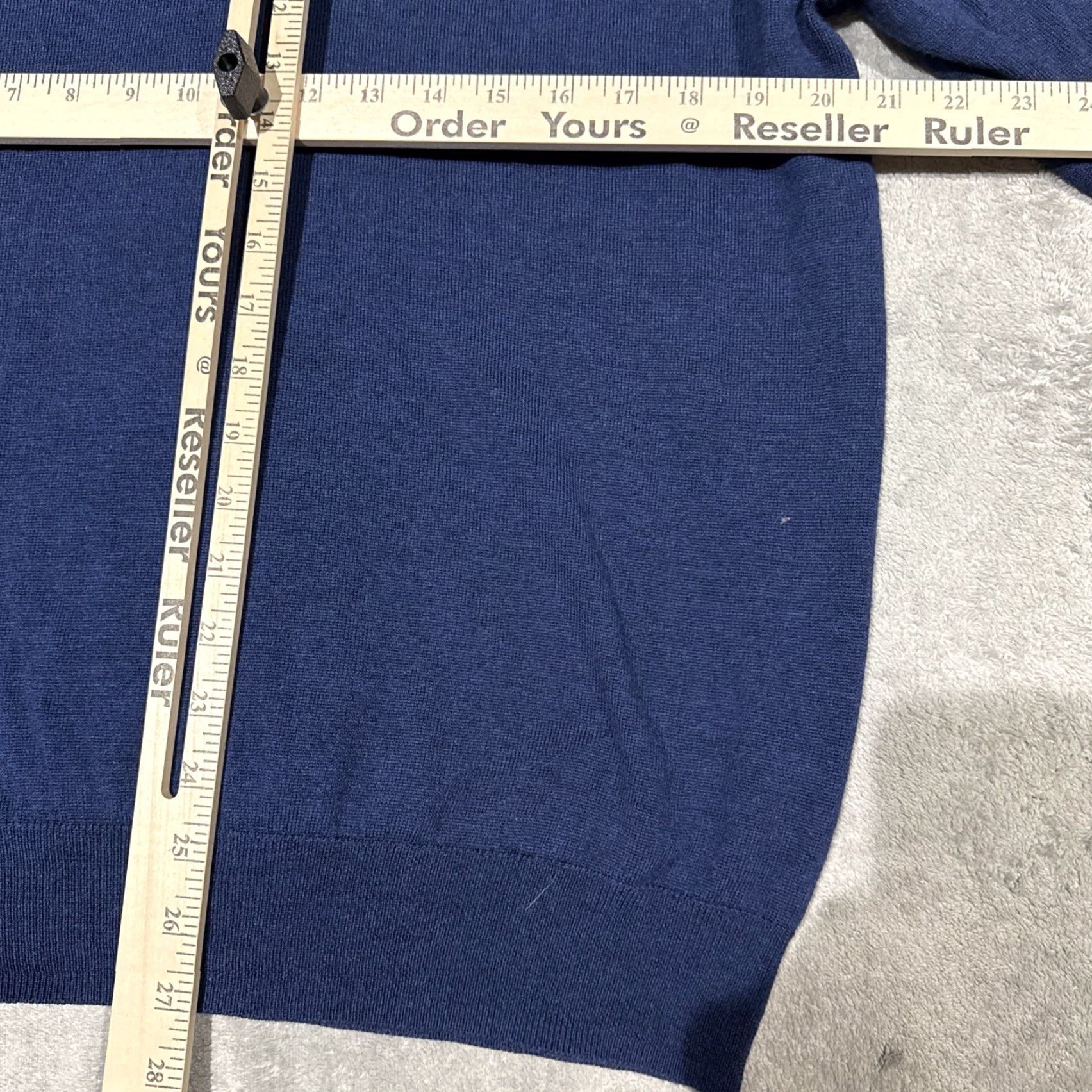 Jos. A. Bank Jos A Bank Polo Sweater Men XL Merino Wool Blue Long Sleeve Preppy Wealth Size US XL / EU 56 / 4 - 5 Thumbnail
