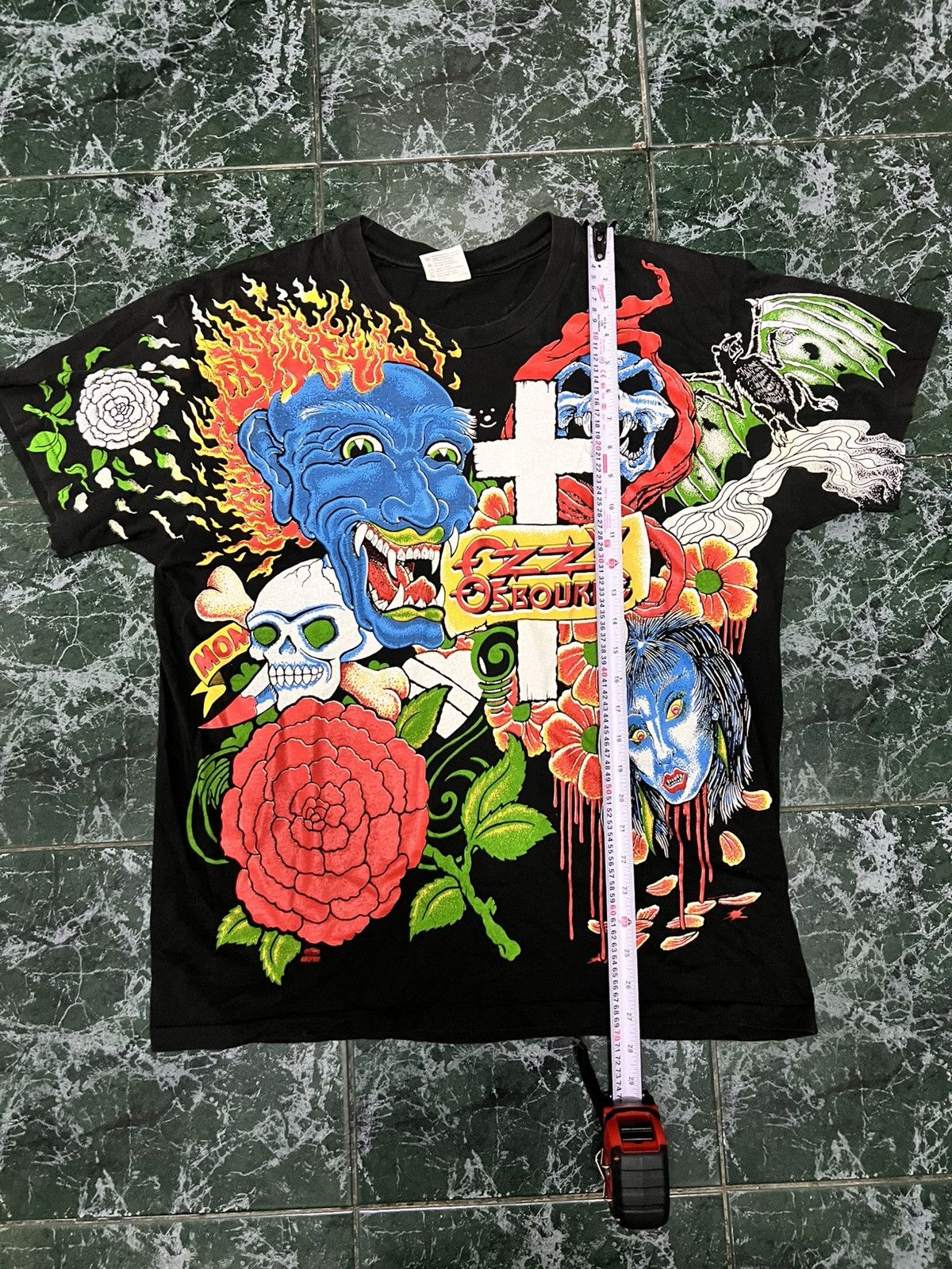 Ozzy Osbourne × Vintage Ozzy Osbourne (Tattoo : All Over Printed