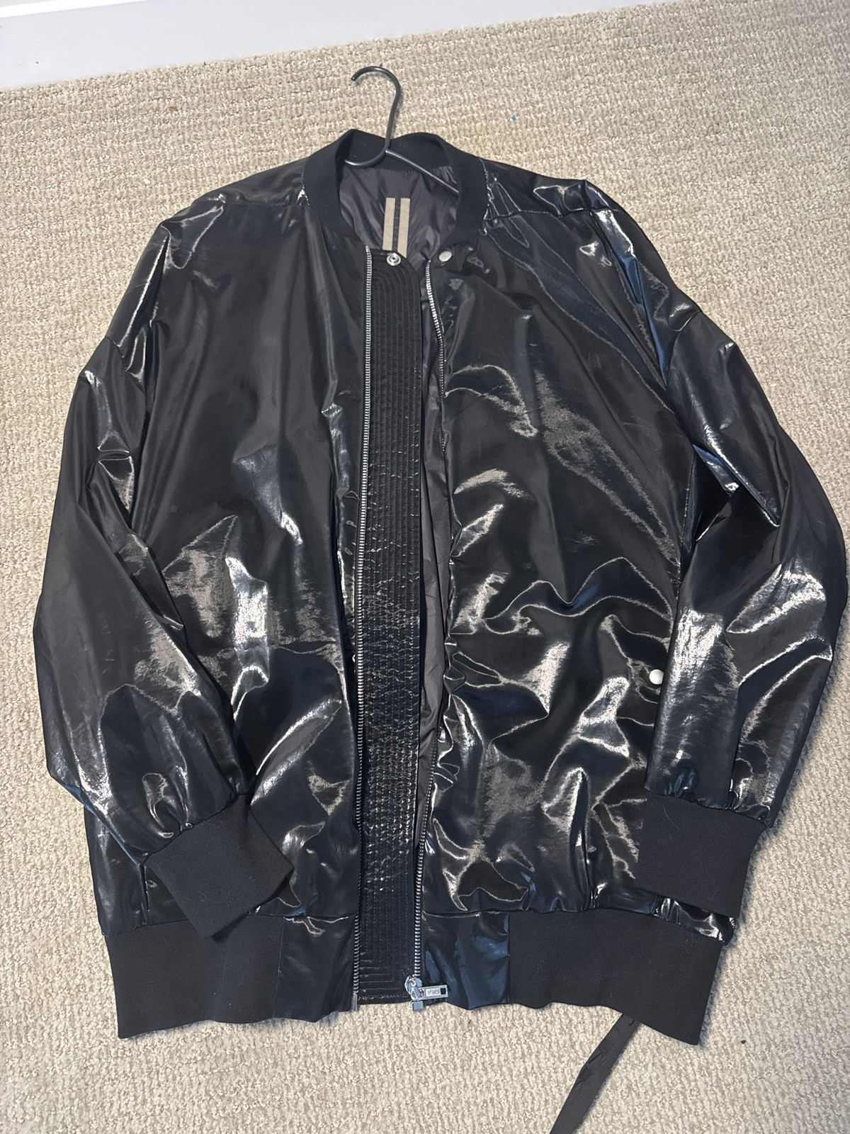 Rick Owens Drkshdw Black Jumbo Flight Bomber Jacket Size US M / EU 48-50 / 2 - 1 Thumbnail
