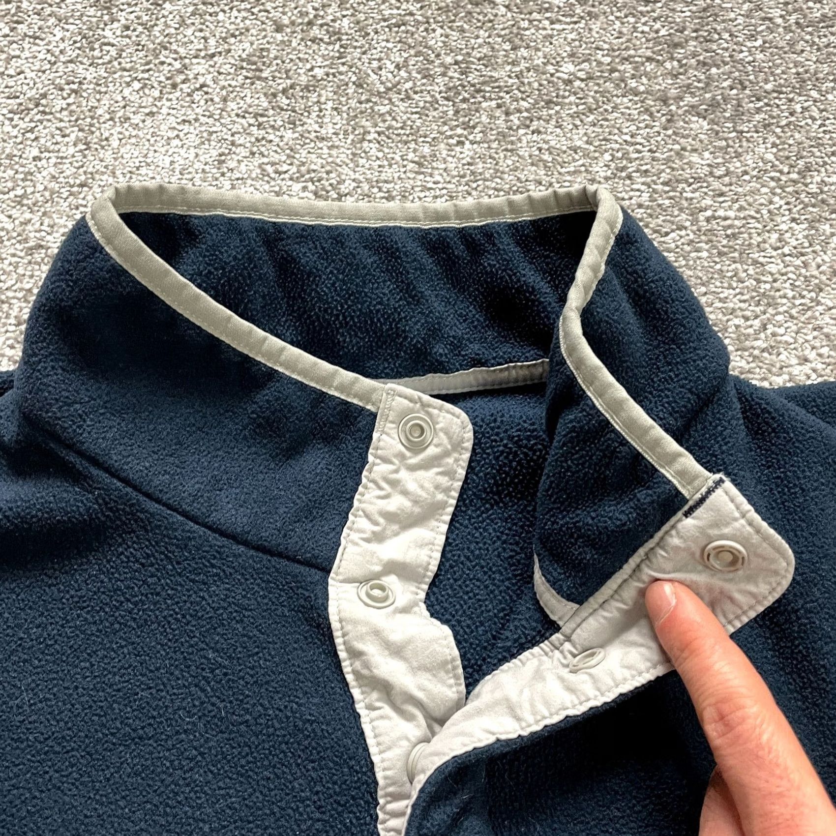 Vintage Columbia Active Jacket Mens M 1/4 Zip Pockets Navy Blue Fleece Logo PFG Hiking Regular Jacket Size US M / EU 48-50 / 2 - 4 Thumbnail