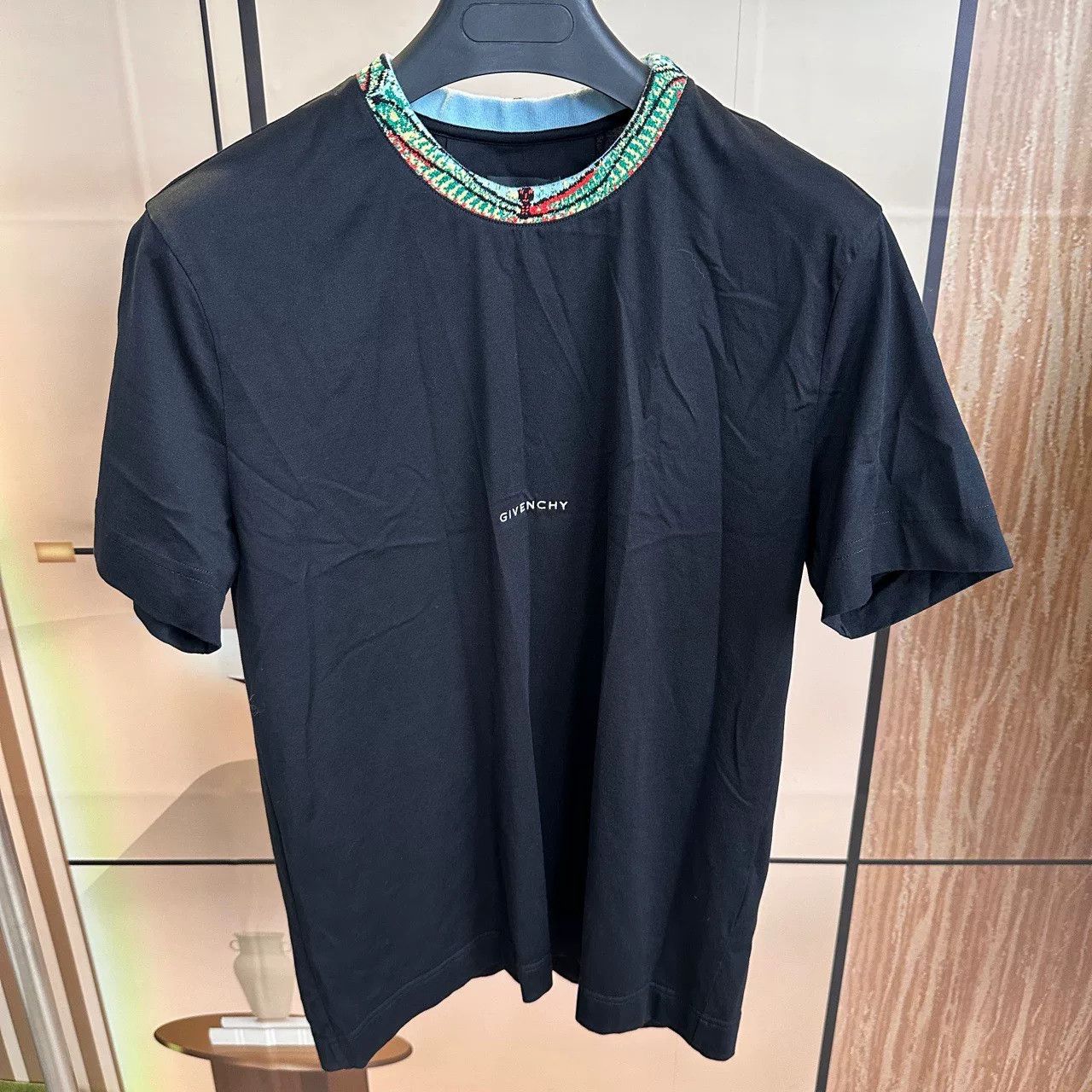 Givenchy Givenchy Embroidered Logo Short-Sleeve Size US L / EU 52-54 / 3 - 1 Thumbnail