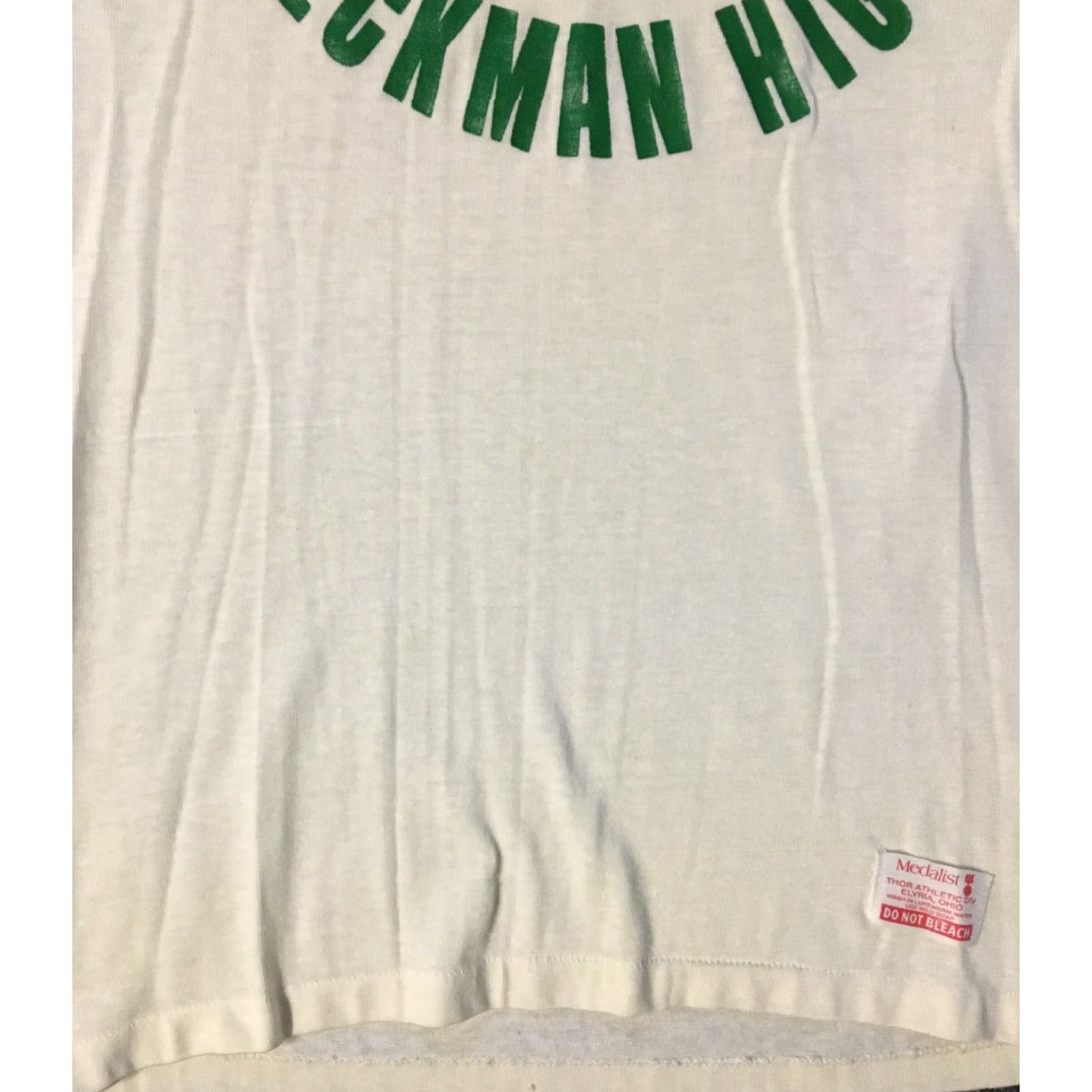 Vintage Vtg 70s Beckman High Player Of The Week Football Jersey M USA School 80s Grunge Size US M / EU 48-50 / 2 - 5 Thumbnail