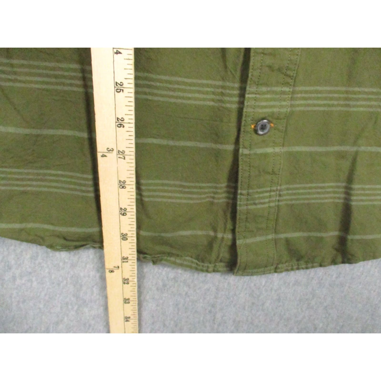 Carhartt VINTAGE Carhartt Loose Fit Shirt XL Green Stripe TW4447-M Size US XL / EU 56 / 4 - 4 Thumbnail