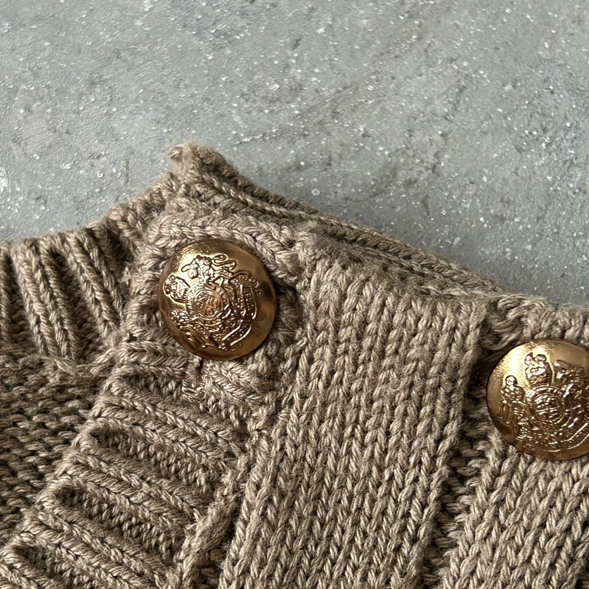 Polo Ralph Lauren Polo Ralph Lauren Woman’s Cable Knit Sweater Black Label Size L / US 10 / IT 46 - 10 Thumbnail