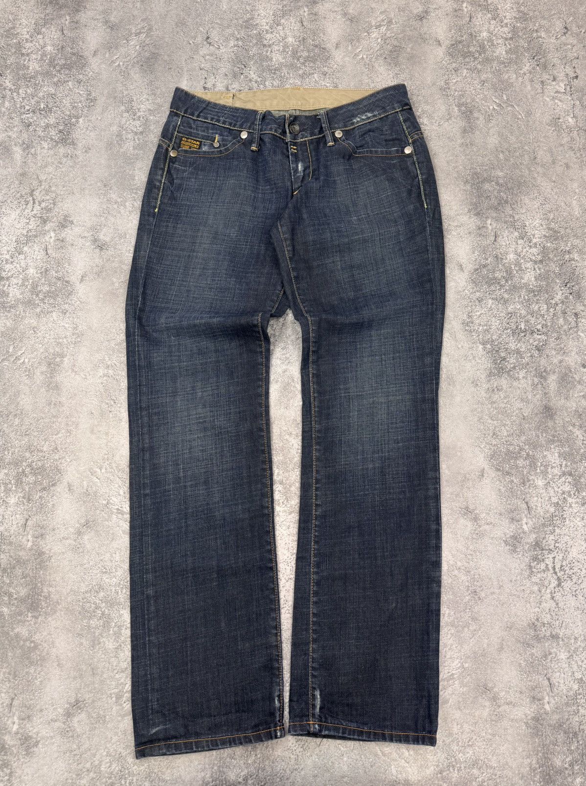 G-Star G-Star Raw Denim Men Straight Jeans Dark Blue Size 30 Size US 30 / EU 46 - 4 Thumbnail