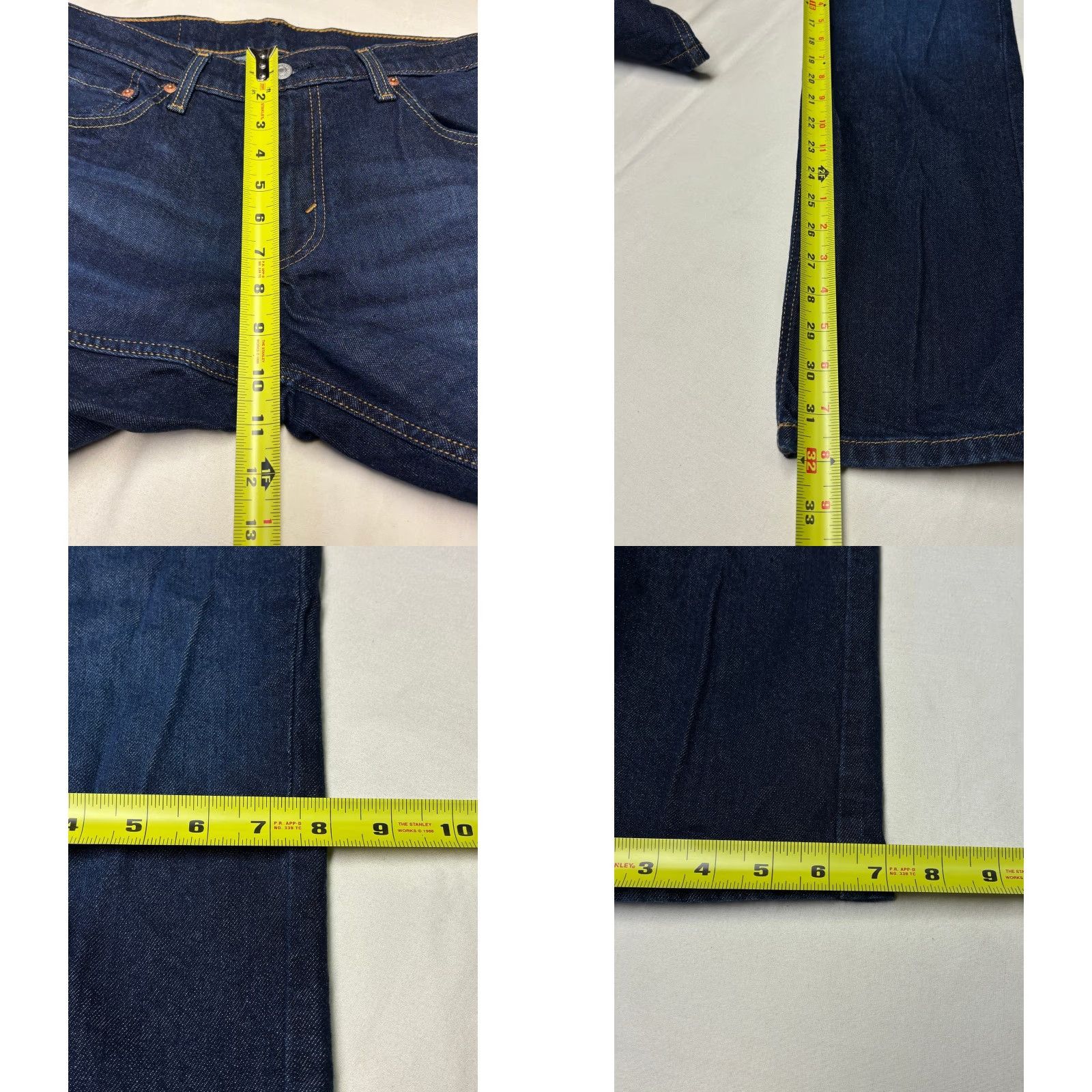 Vintage Levi Strauss Co Levi's 511 Jeans Slim Dark Wash 32x32 Mens Straight Denim Pocket Zipper Button Clothing Collection 500 Series Size US 32 / EU 48 - 9 Thumbnail