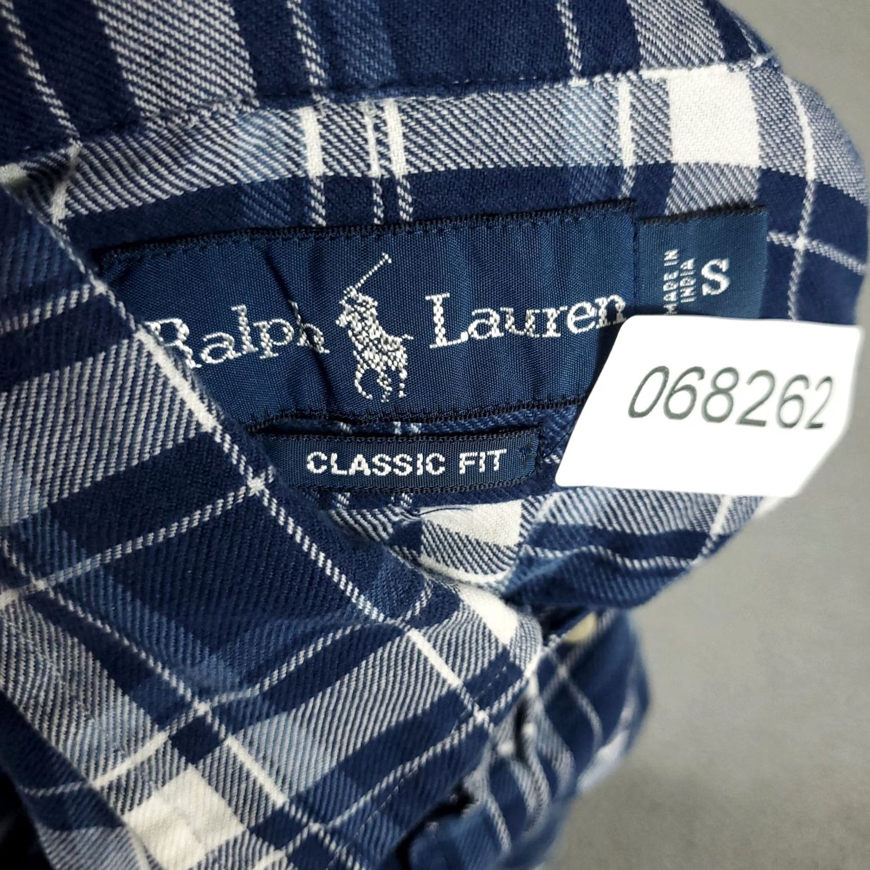 Ralph Lauren Ralph Lauren Shirt Mens Small Blue Knit Plaid Pony Casual Button Up Long Sleeve Size US S / EU 44-46 / 1 - 8 Thumbnail