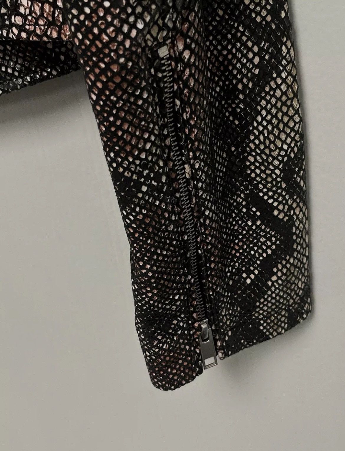 Blk Dnm Snakeskin jacket. Small Size S / US 4 / IT 40 - 5 Thumbnail