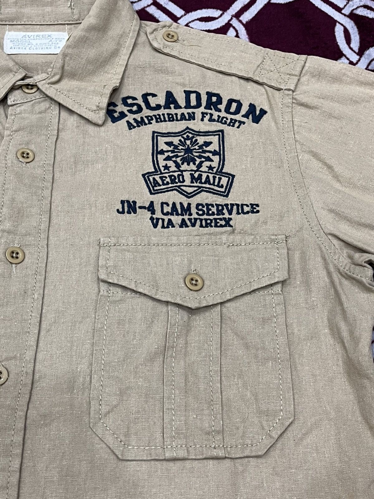 Avirex Avirex Escadron Amphibian Flight Workwear Shirt Size US M / EU 48-50 / 2 - 4 Thumbnail