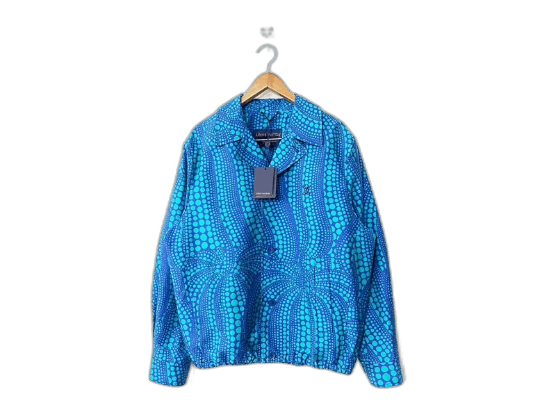 Louis Vuitton Louis Vuitton Blue Polka Dot Jacket Size US M / EU 48-50 / 2 - 1 Thumbnail
