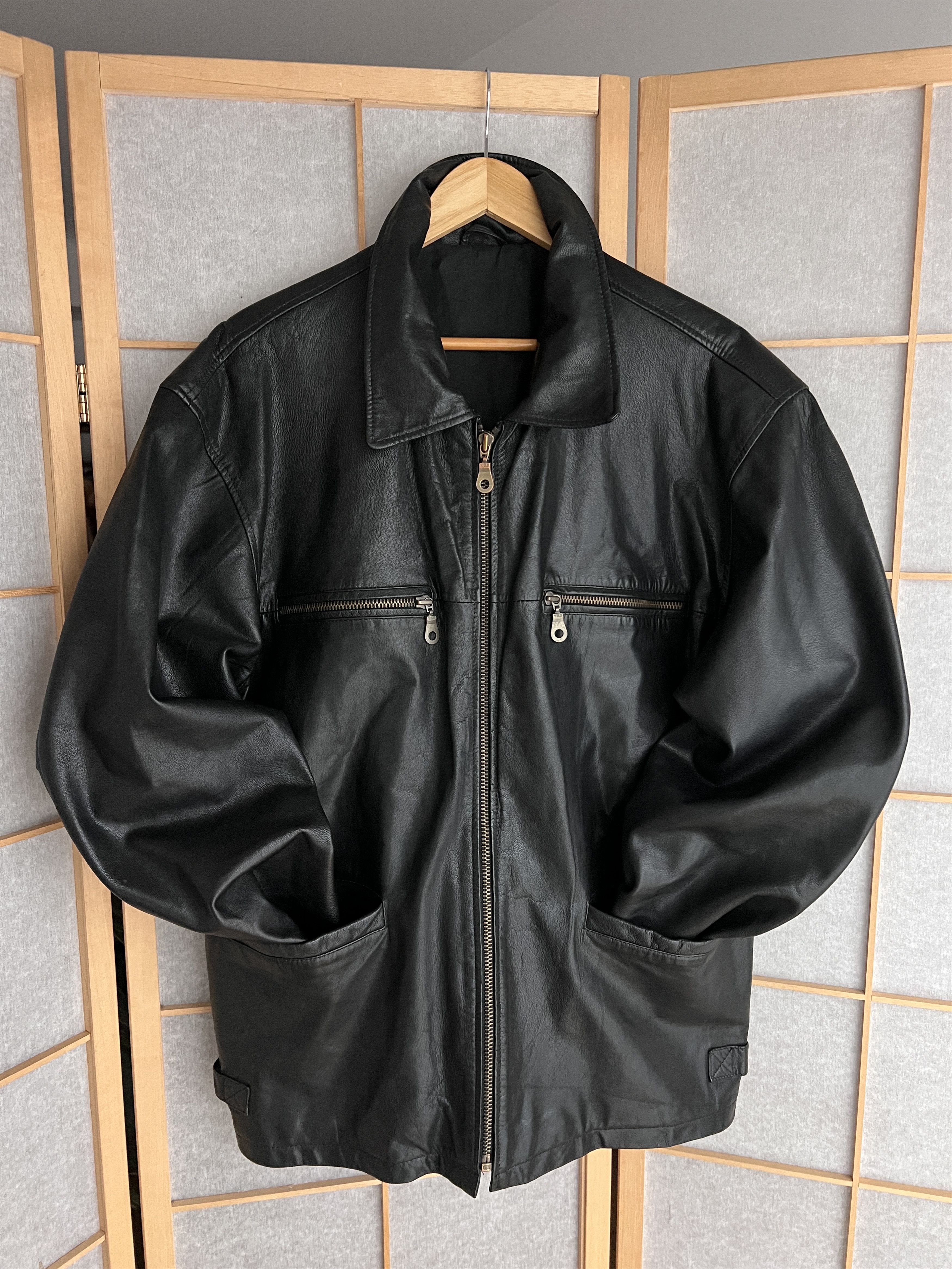 If Six Was Nine Japanese shine leather jacket 2000s rick owens kapital style Size US L / EU 52-54 / 3 - 10 Thumbnail