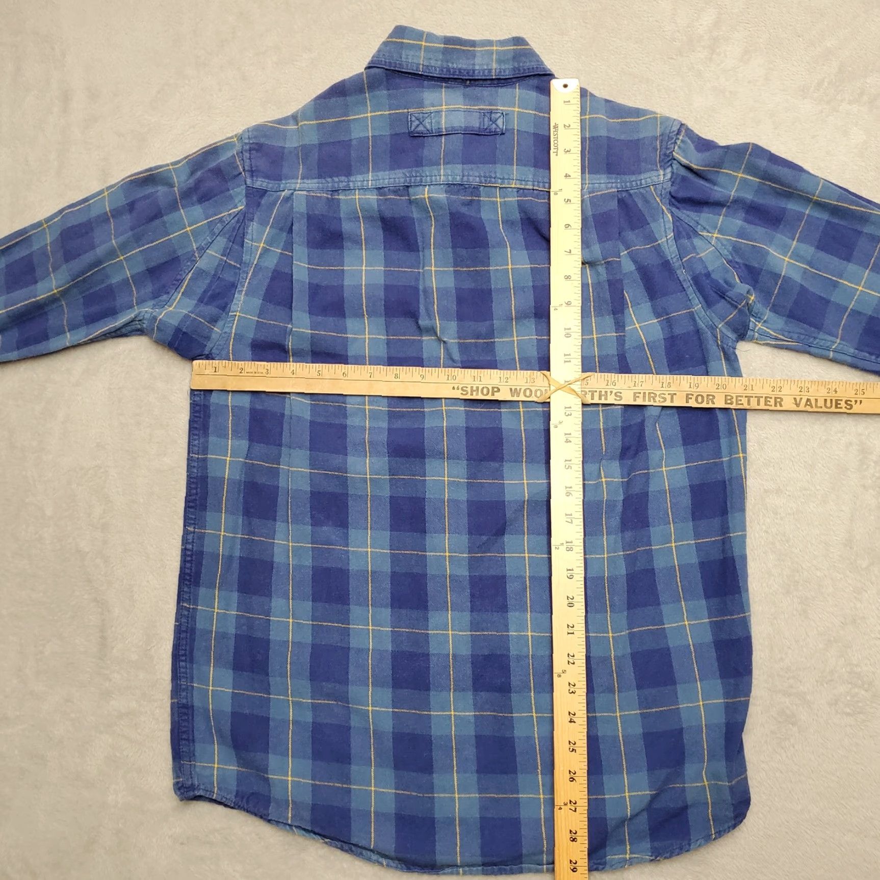 Vintage VINTAGE Duluth Trading Shirt Mens M Blue Flannel Plaid Long Sleeve Outdoor Casual Size US M / EU 48-50 / 2 - 5 Thumbnail