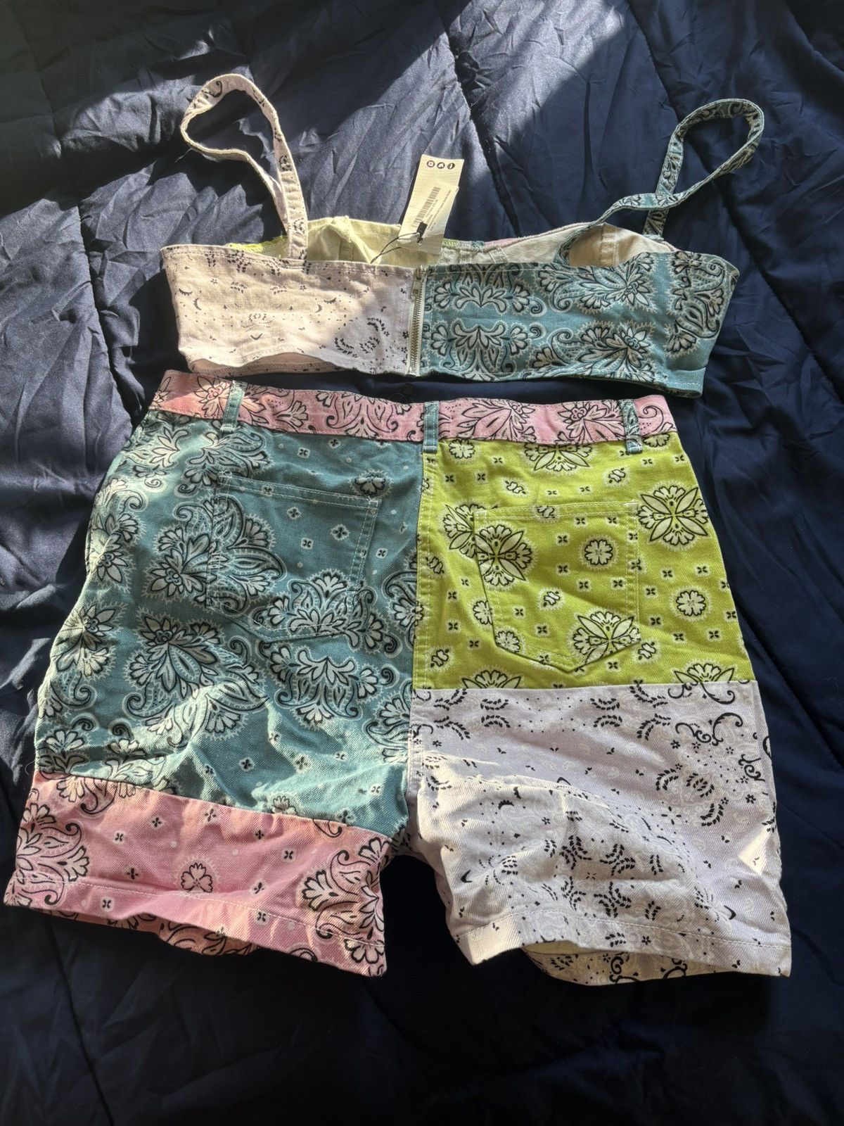 Boohoo Two Piece Bandana Set Size L / US 10 / IT 46 - 1 Thumbnail