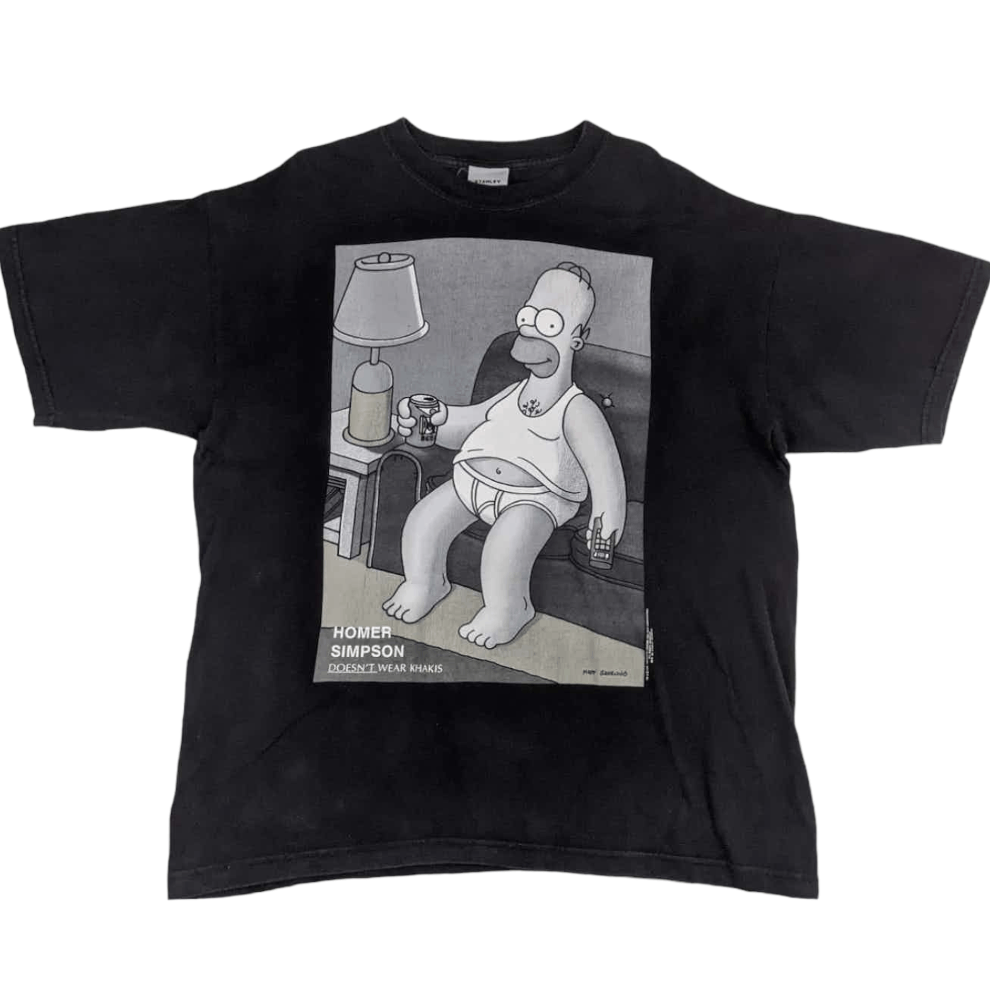 The Simpsons Vintage 90's 1995 HOMER SIMPSONS Cartoon Big Image T-Shirt Size US XL / EU 56 / 4 - 2 Thumbnail