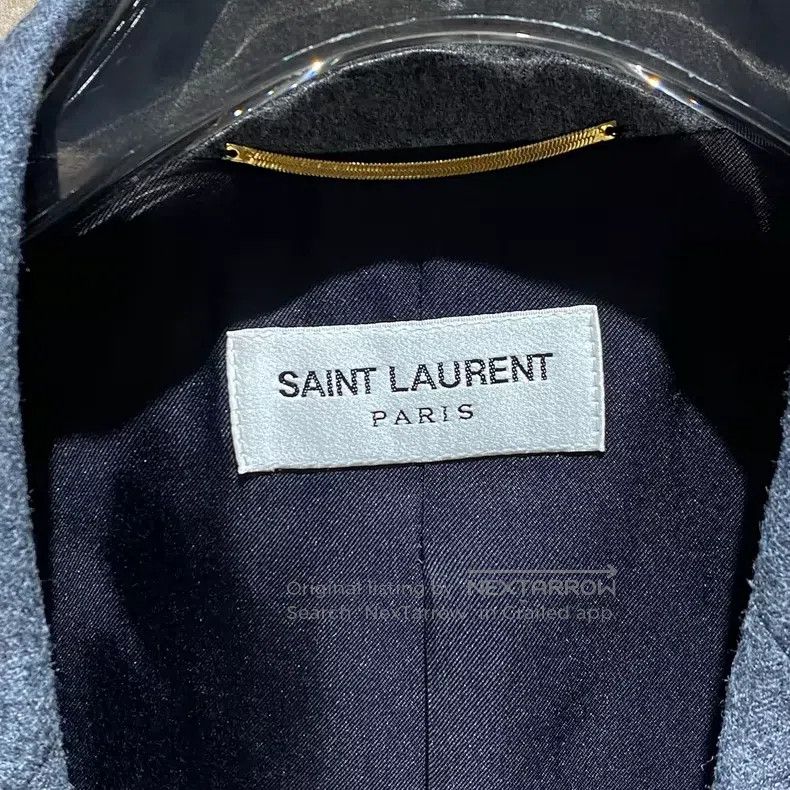 Saint Laurent Paris Saint Laurent Paris size 38 Gray Double-Breasted Wool Blaz Size M / US 6-8 / IT 42-44 - 3 Thumbnail
