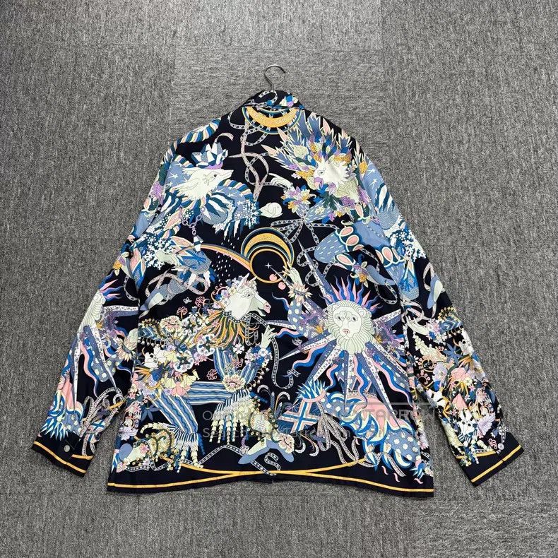 Hermes Hermes size 43 Silk Shirt Size US XS / EU 42 / 0 - 2 Thumbnail