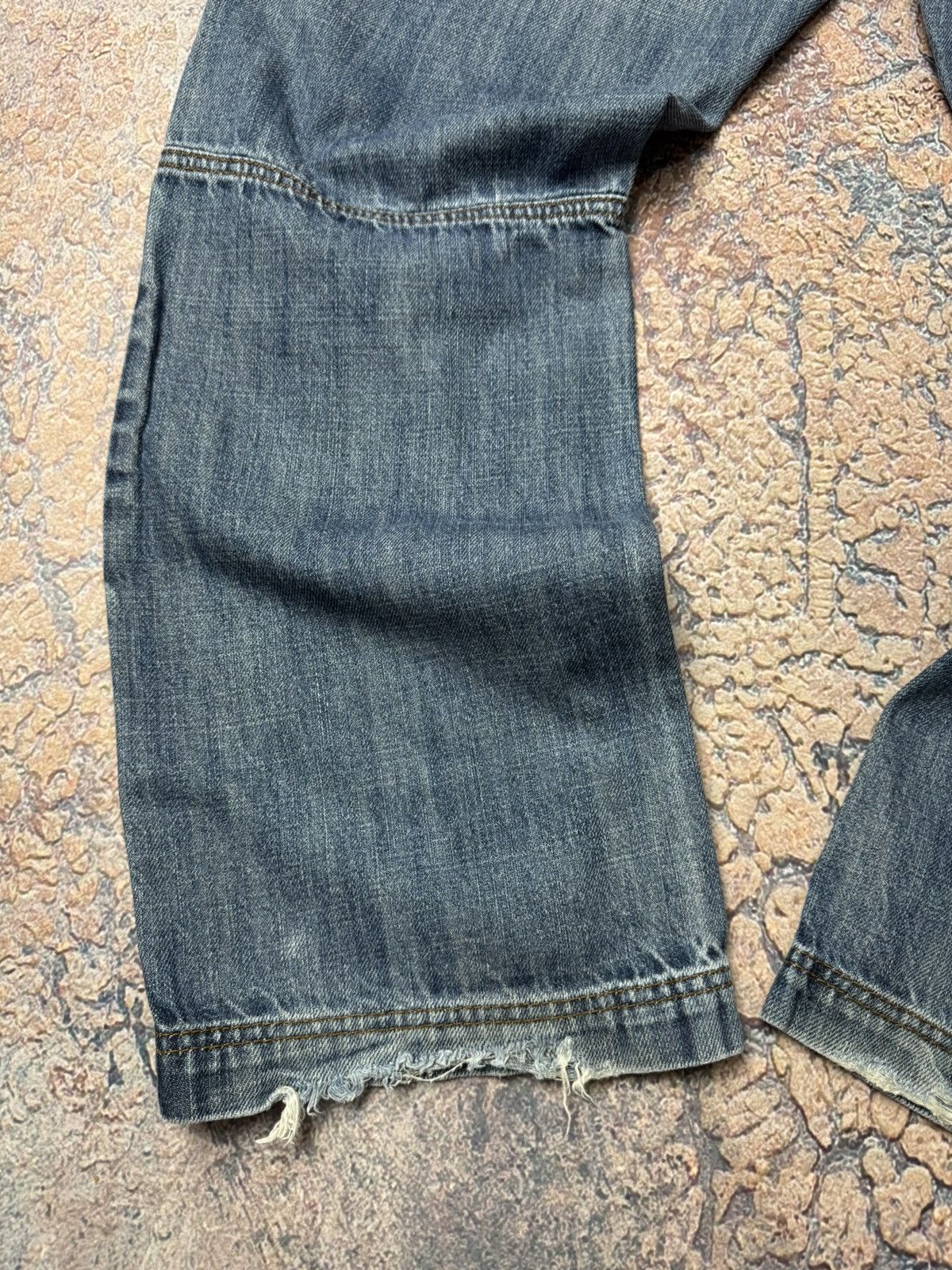 Jean 90s Henleys Jeanswear VIntage Deep Blue Y2K Denim Jeans Size US 34 / EU 50 - 11 Thumbnail